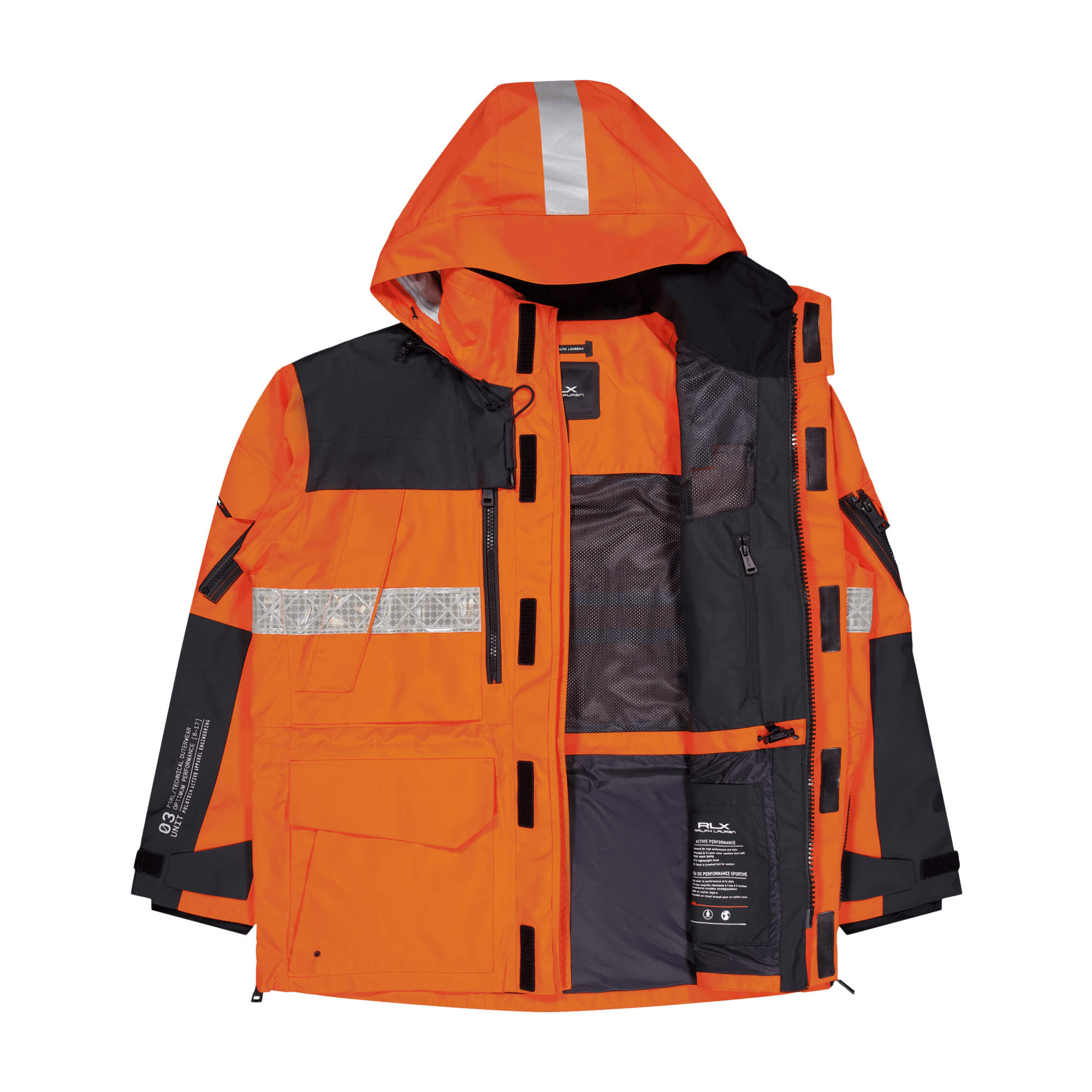 Tech Taffeta-patterson Jacket Sailing Orange