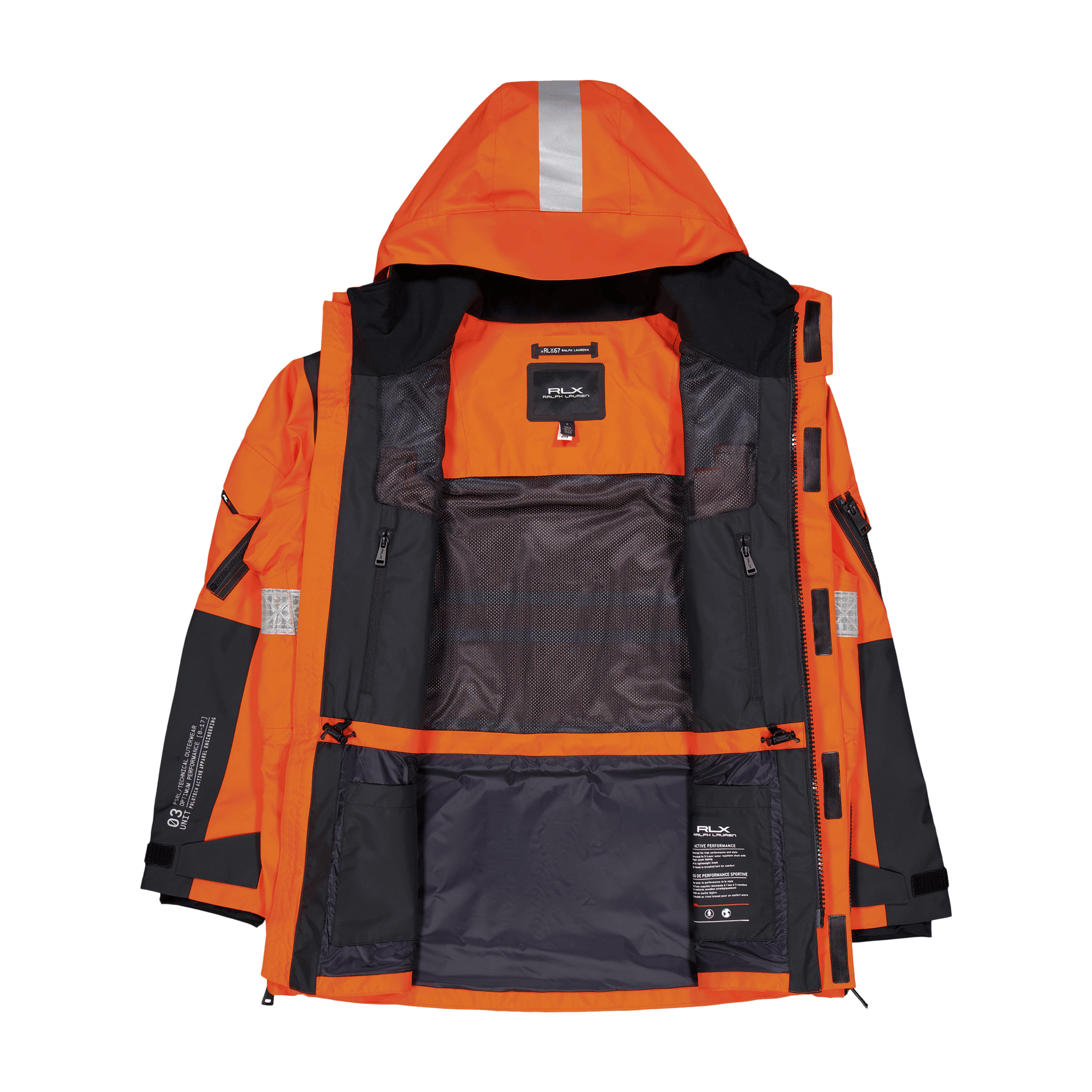 Tech Taffeta-patterson Jacket Sailing Orange