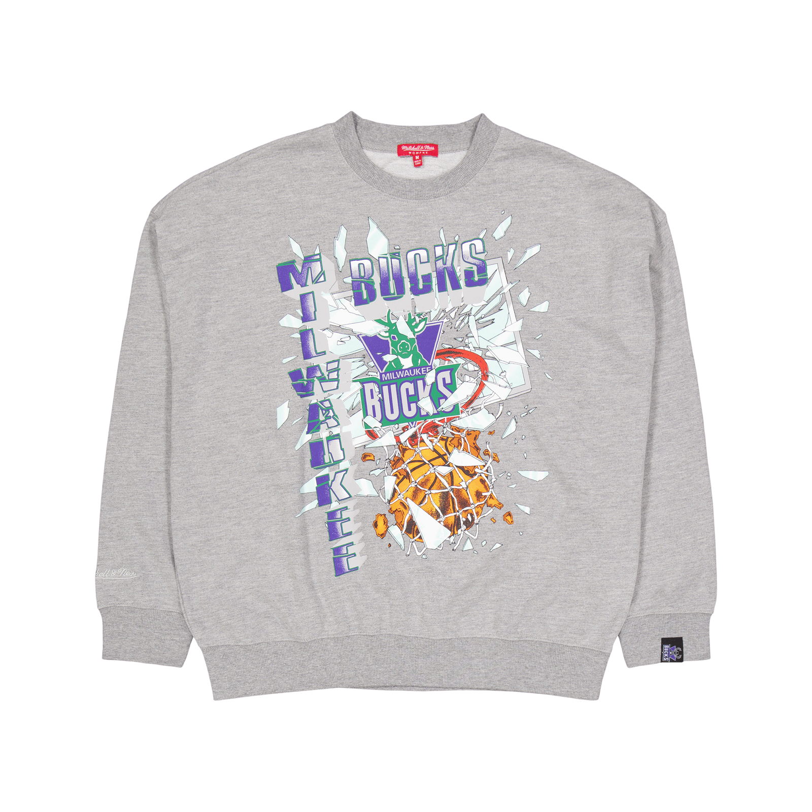 Womens Big Face Crew 6.0 Grey Heather