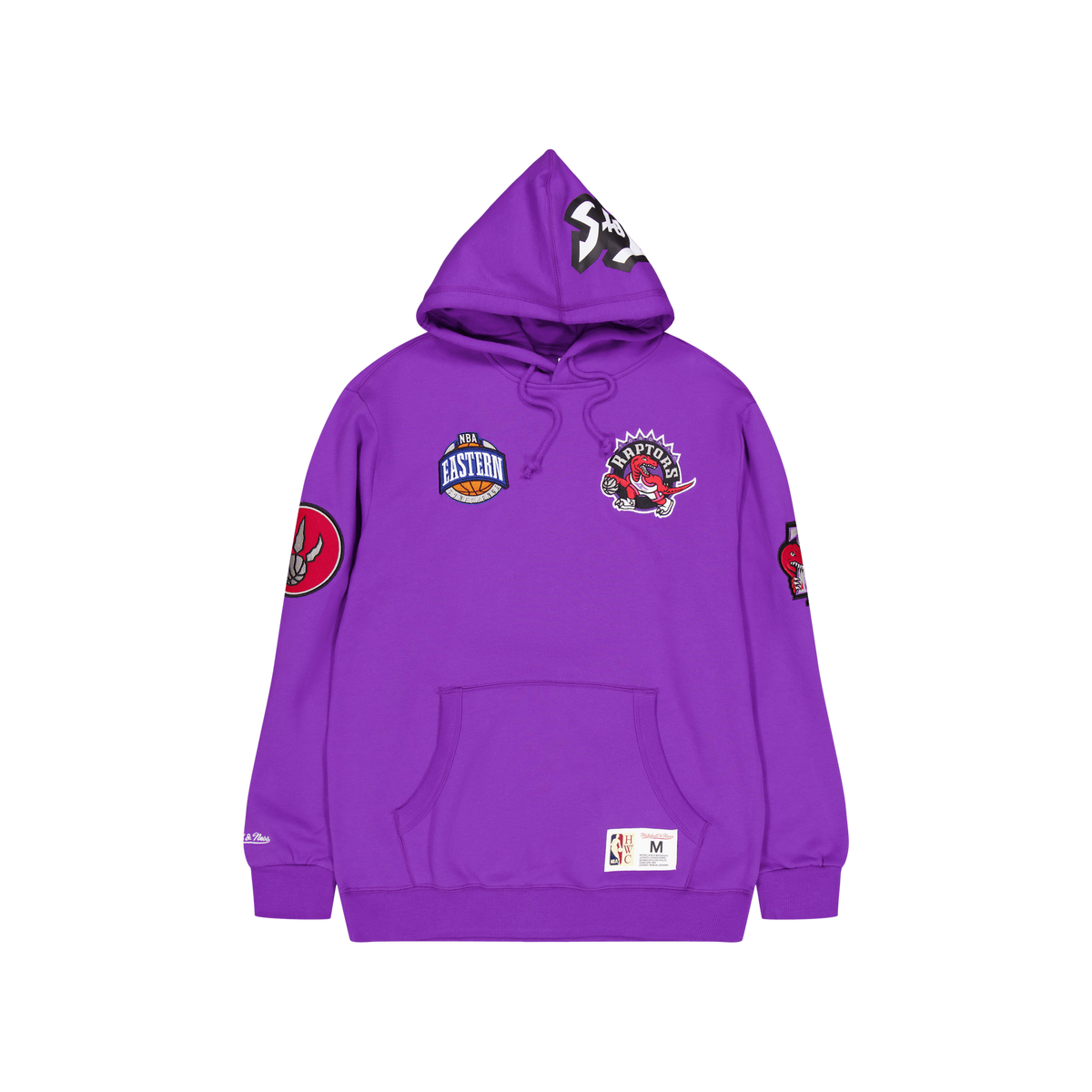 M&amp;n City Collection Fleece Hoo Raptors Purple