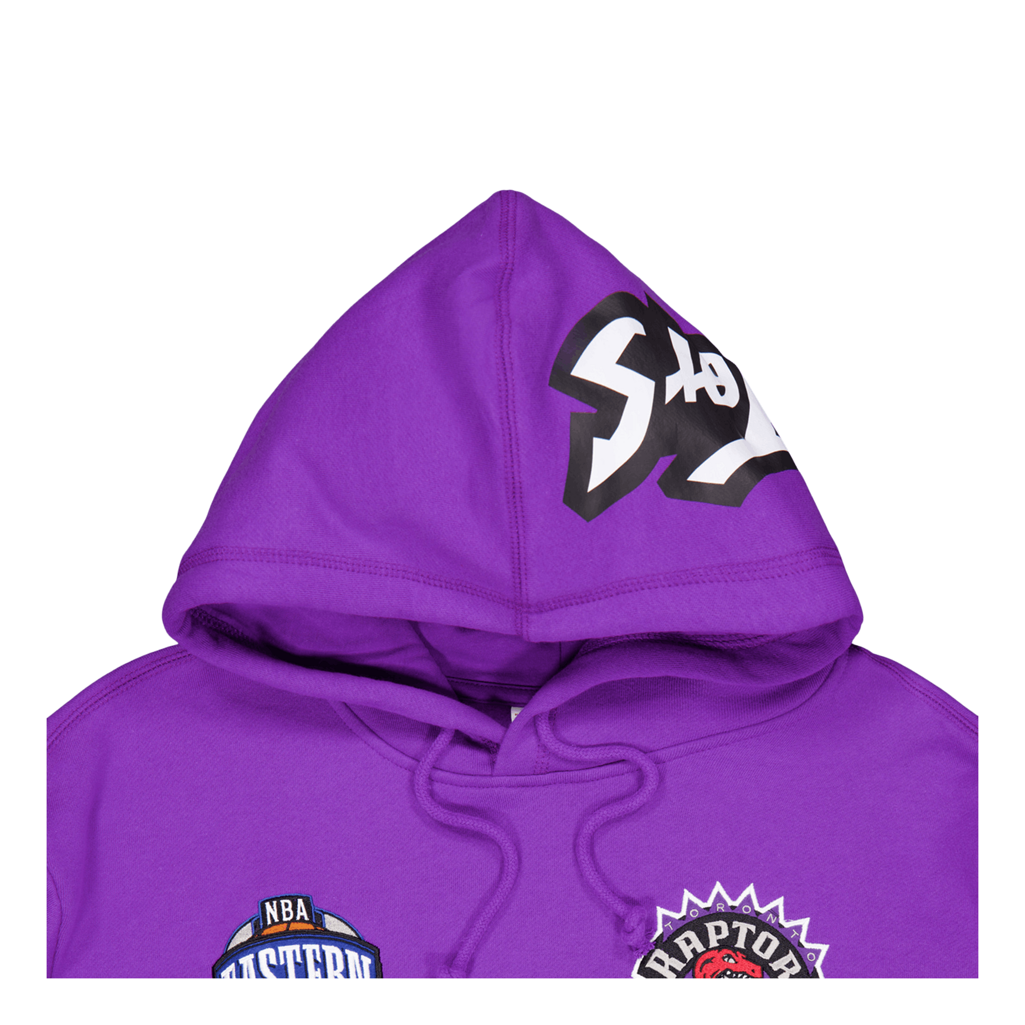 M&n City Collection Fleece Hoo Raptors Purple