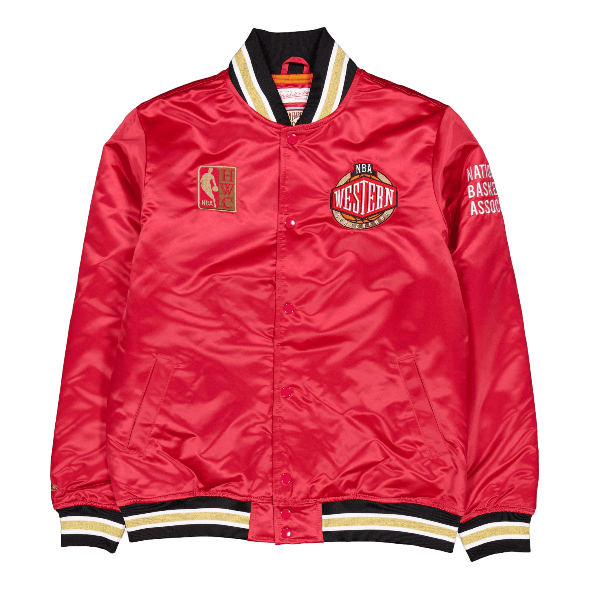 Heavyweight Satin Jacket Scarlet