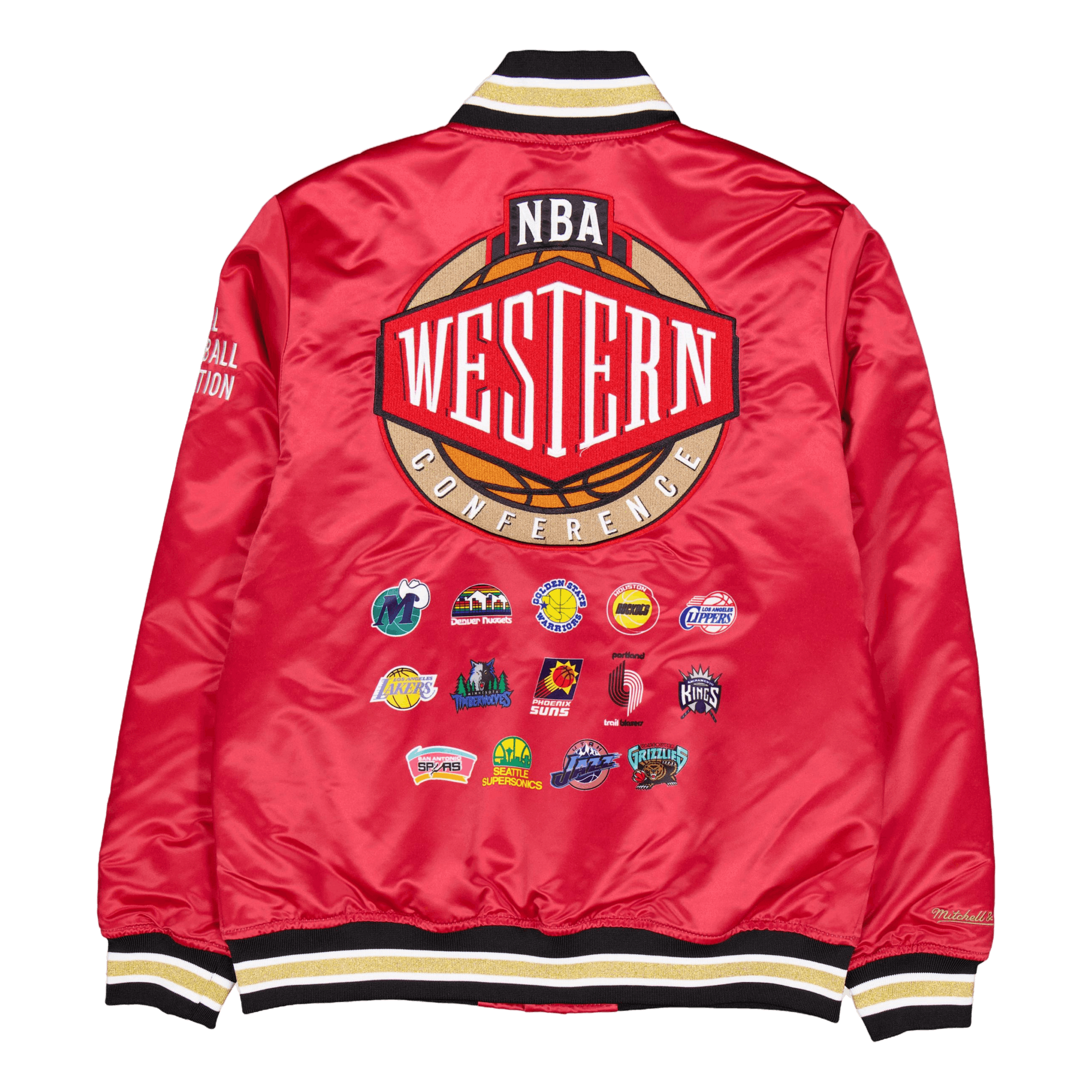 Heavyweight Satin Jacket Scarlet