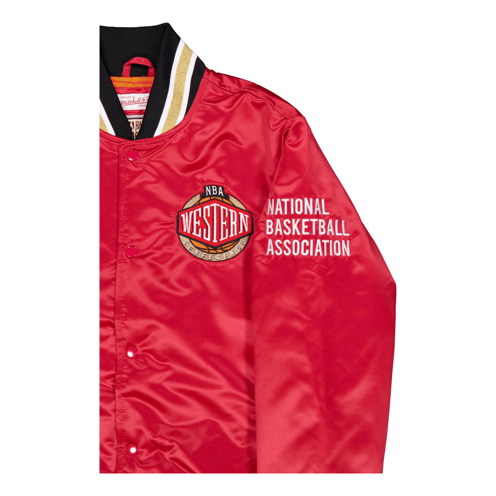 Heavyweight Satin Jacket Scarlet