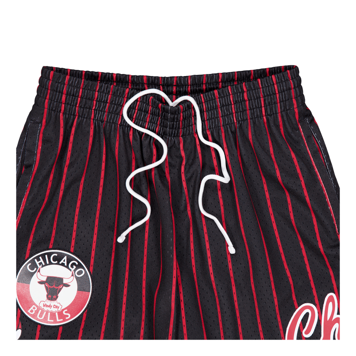 M&n City Collection Mesh Short Black/red