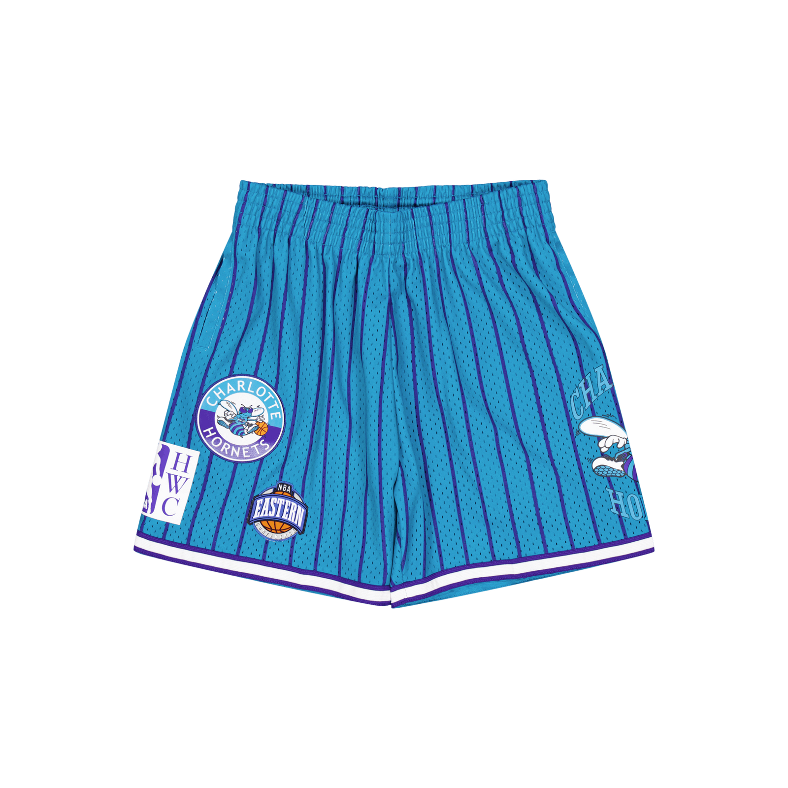M&n City Collection Mesh Short Hornets Blue/hornets Purple