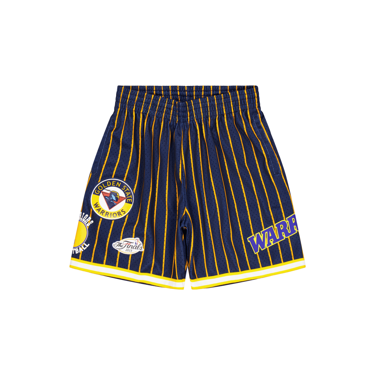 M&amp;n City Collection Mesh Short Navy/gold