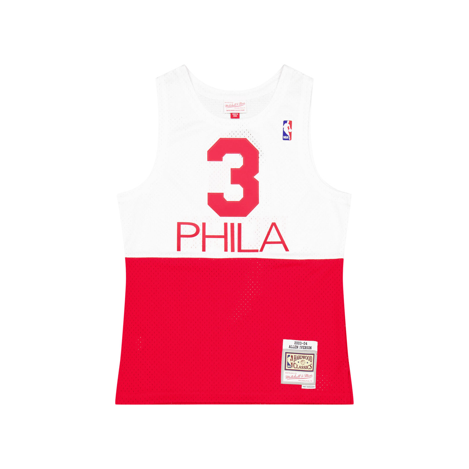 Swingman Jersey - Philadelphia White/red