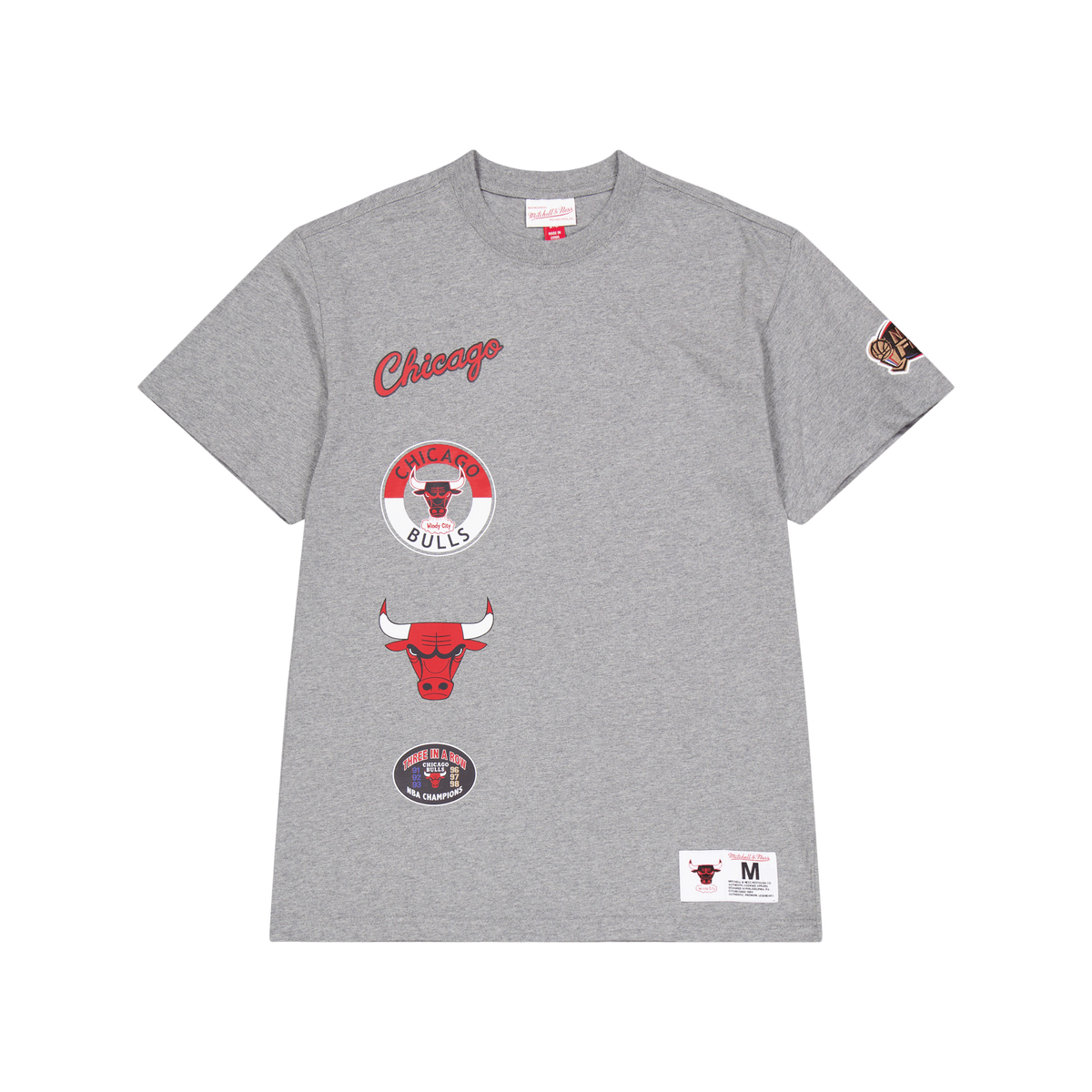 M&amp;n City Collection S/s Tee Grey Heather