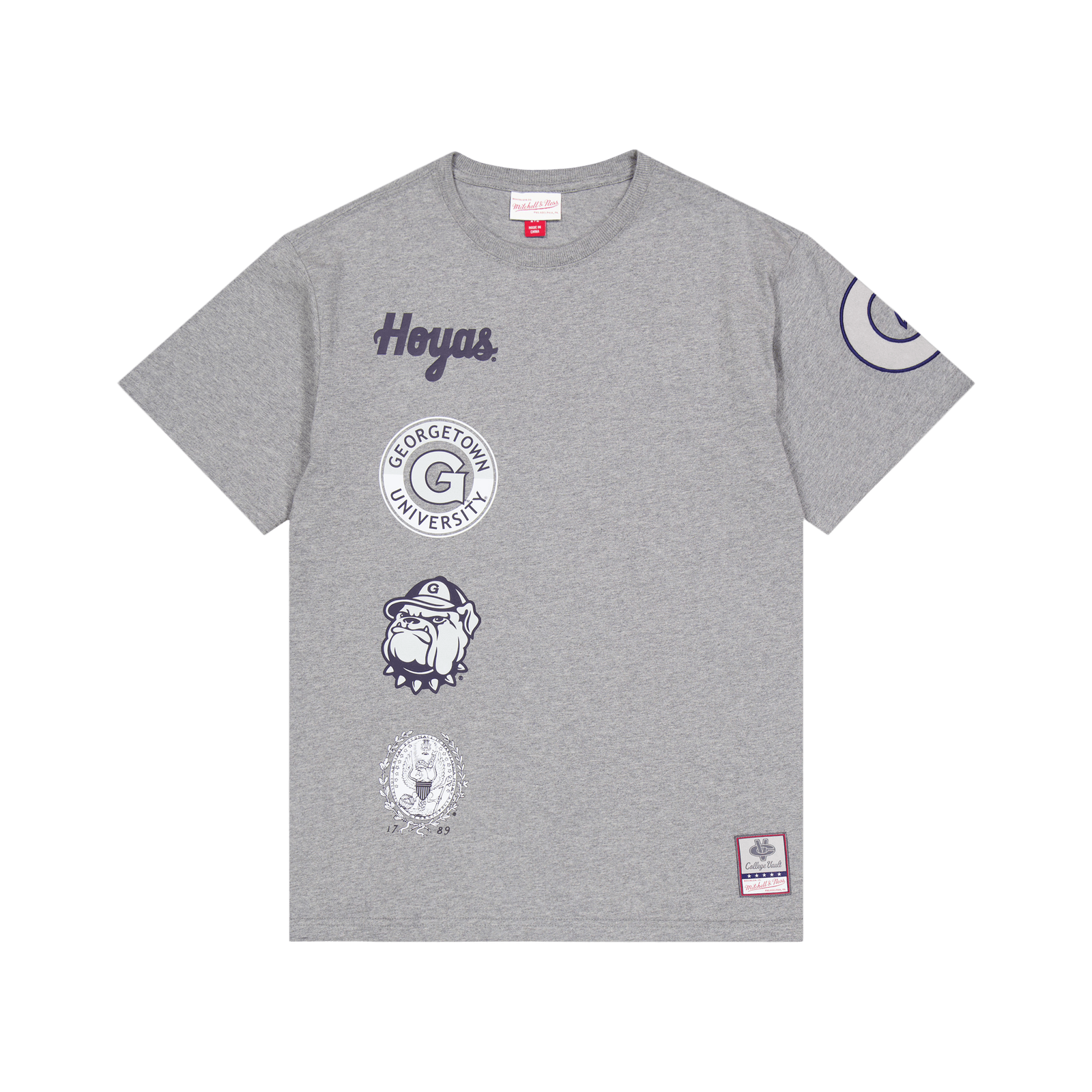 M&n City Collection S/s Tee Grey Heather