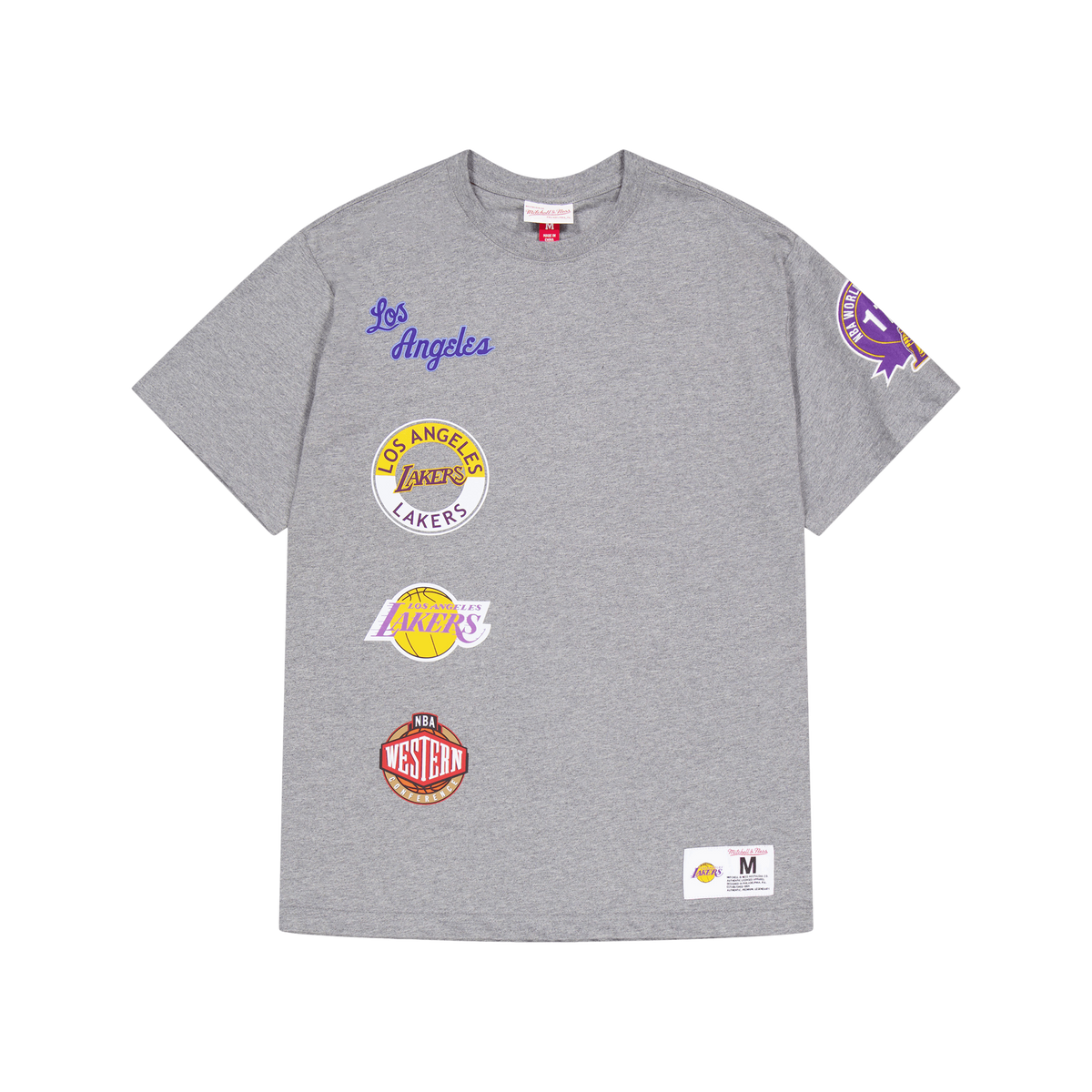 M&amp;n City Collection S/s Tee Grey Heather