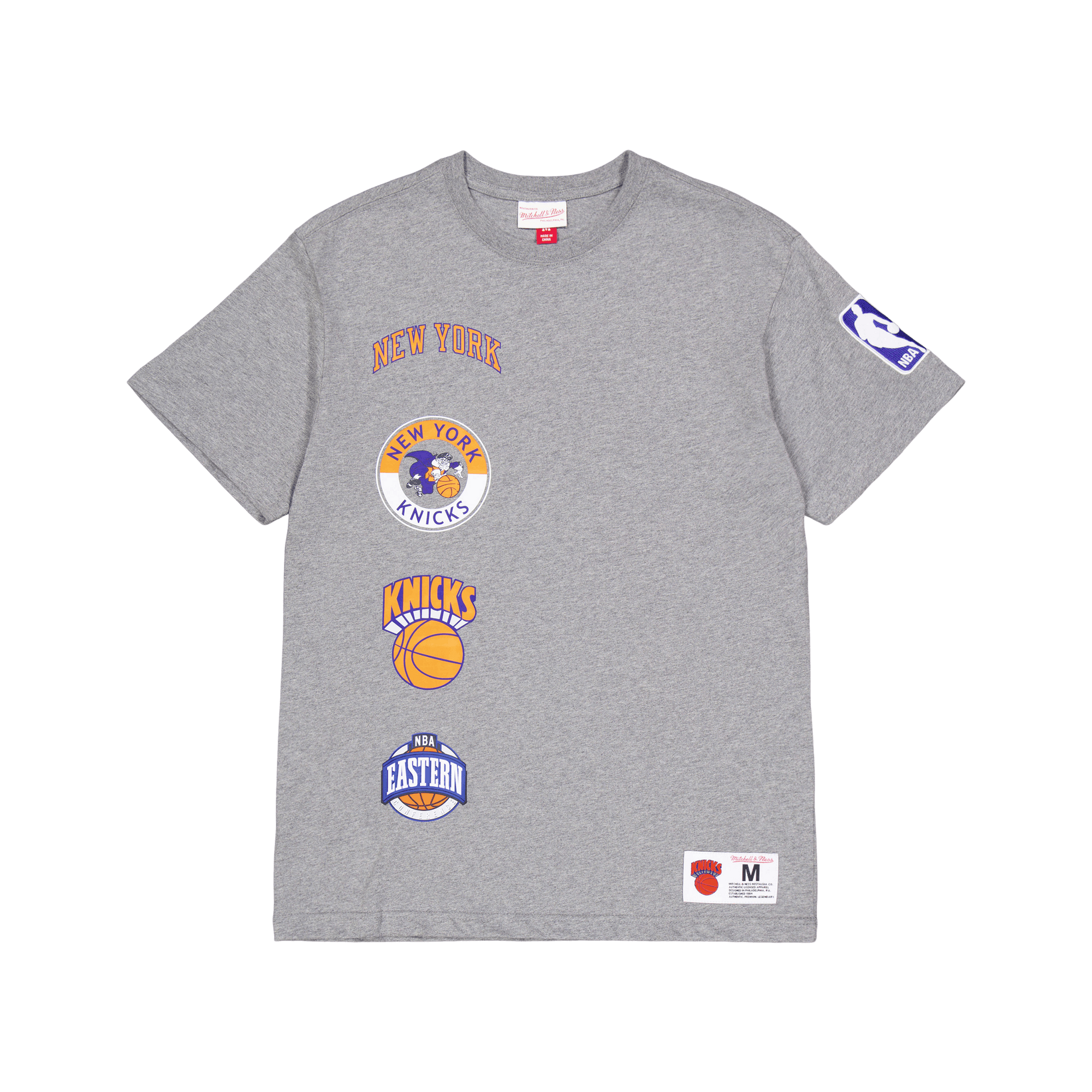 M&n City Collection S/s Tee Grey Heather