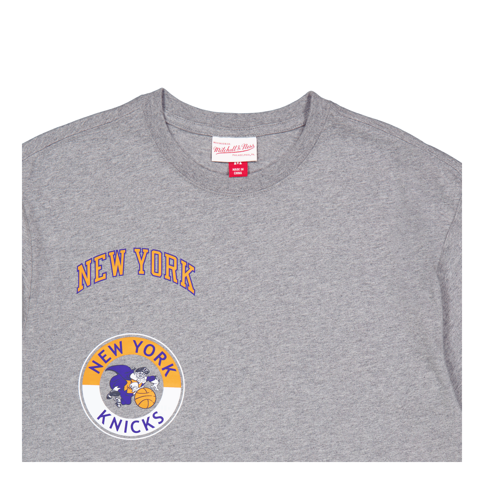 M&n City Collection S/s Tee Grey Heather