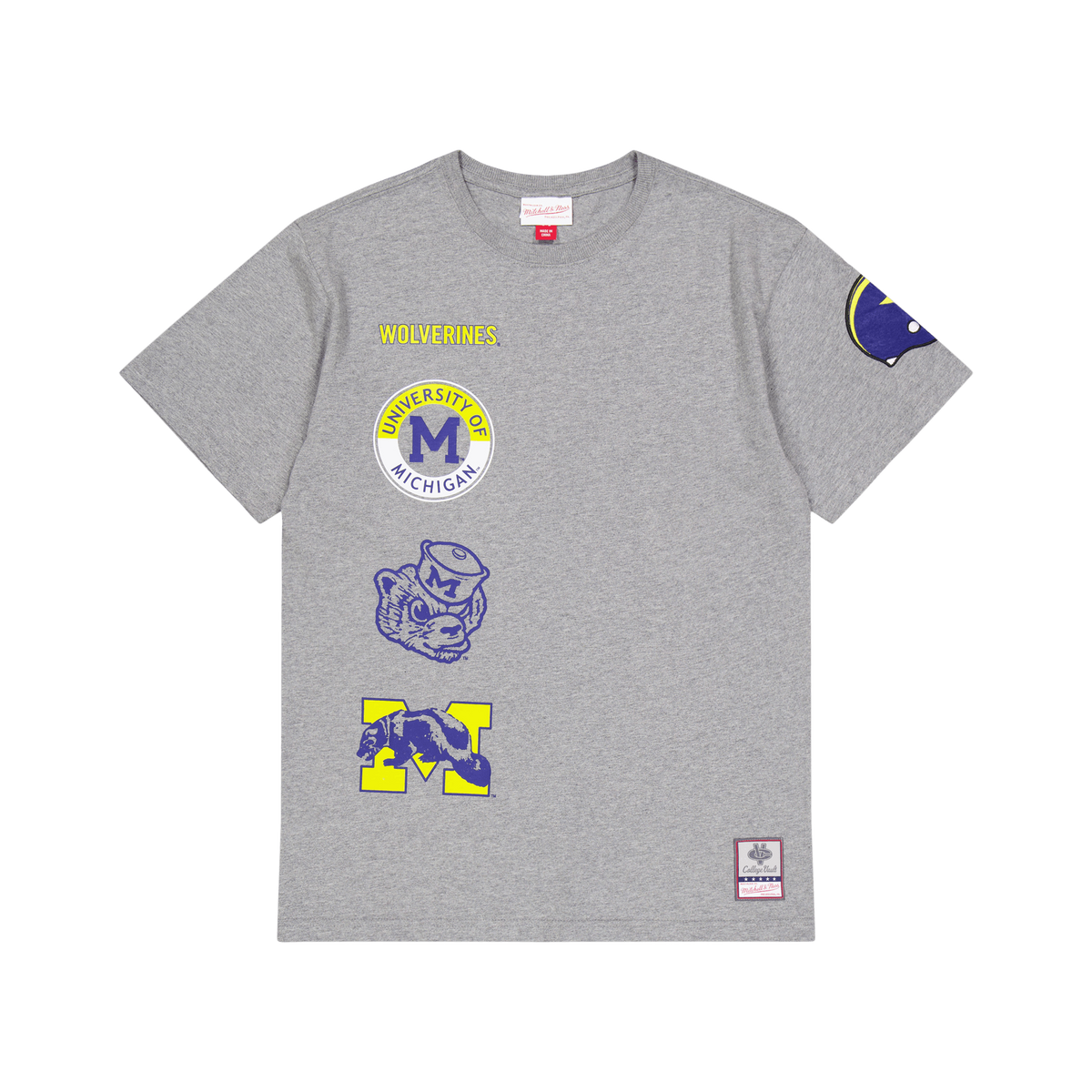 M&amp;n City Collection S/s Tee Grey Heather