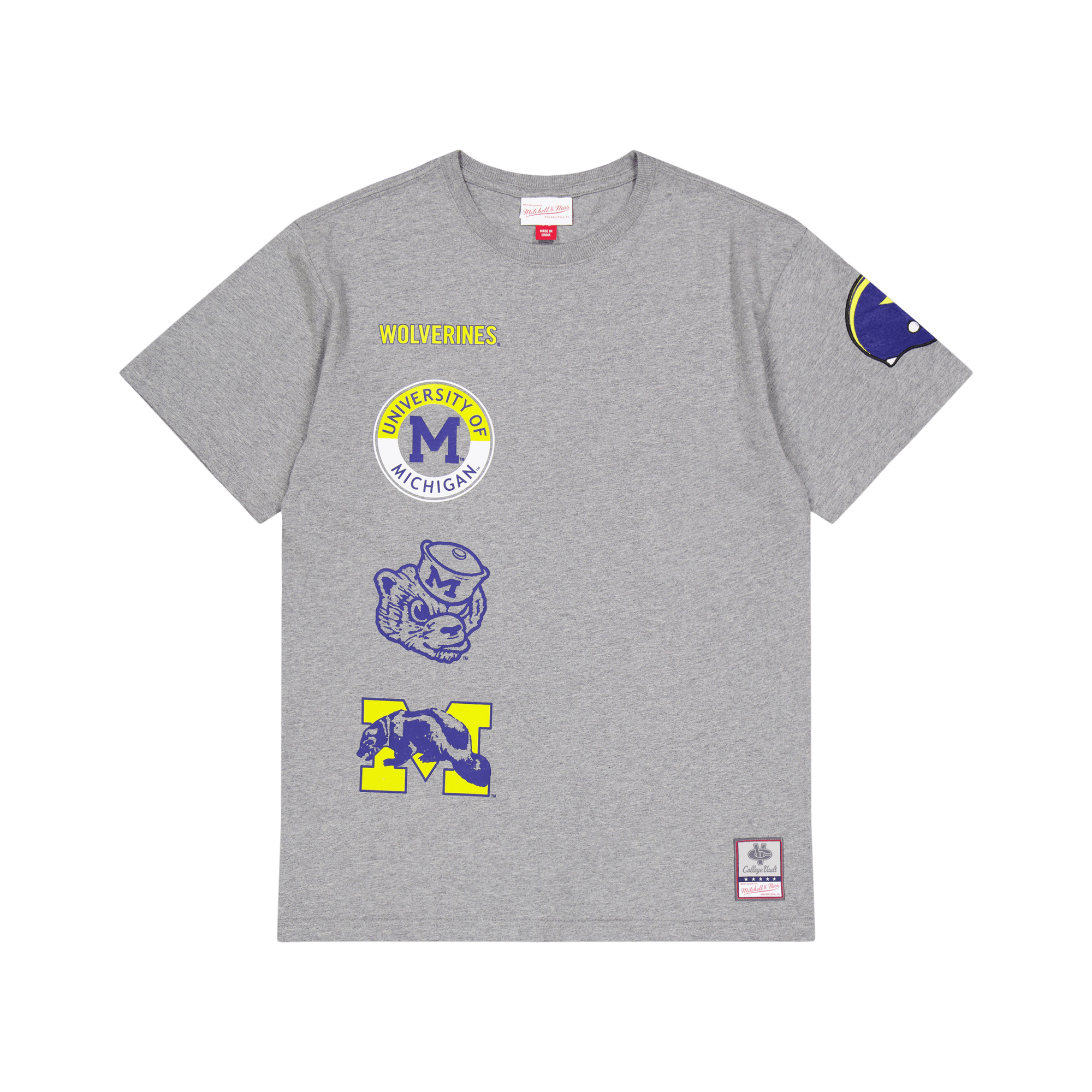 M&n City Collection S/s Tee Grey Heather