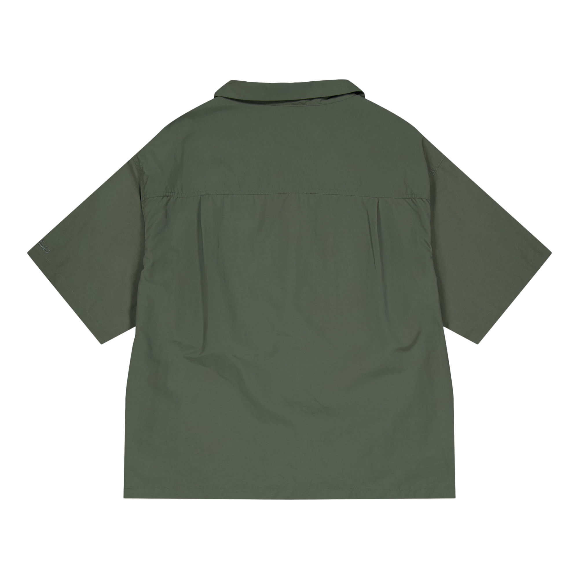 Half Sleeve Camp Shirts Olive
