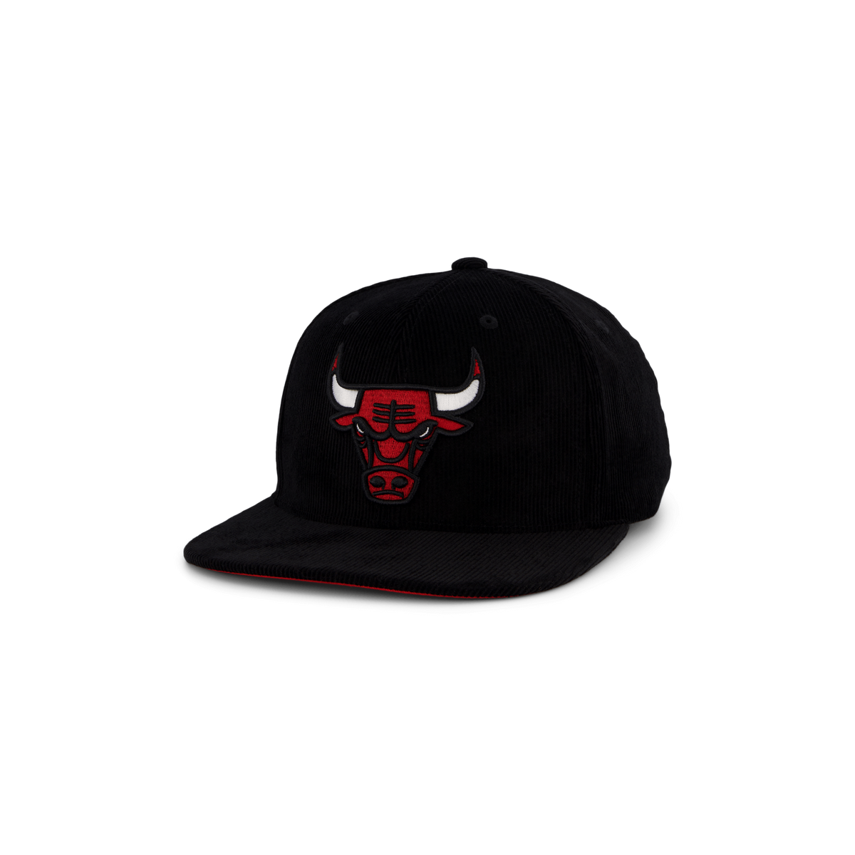 Bulls Black Cord Snapback