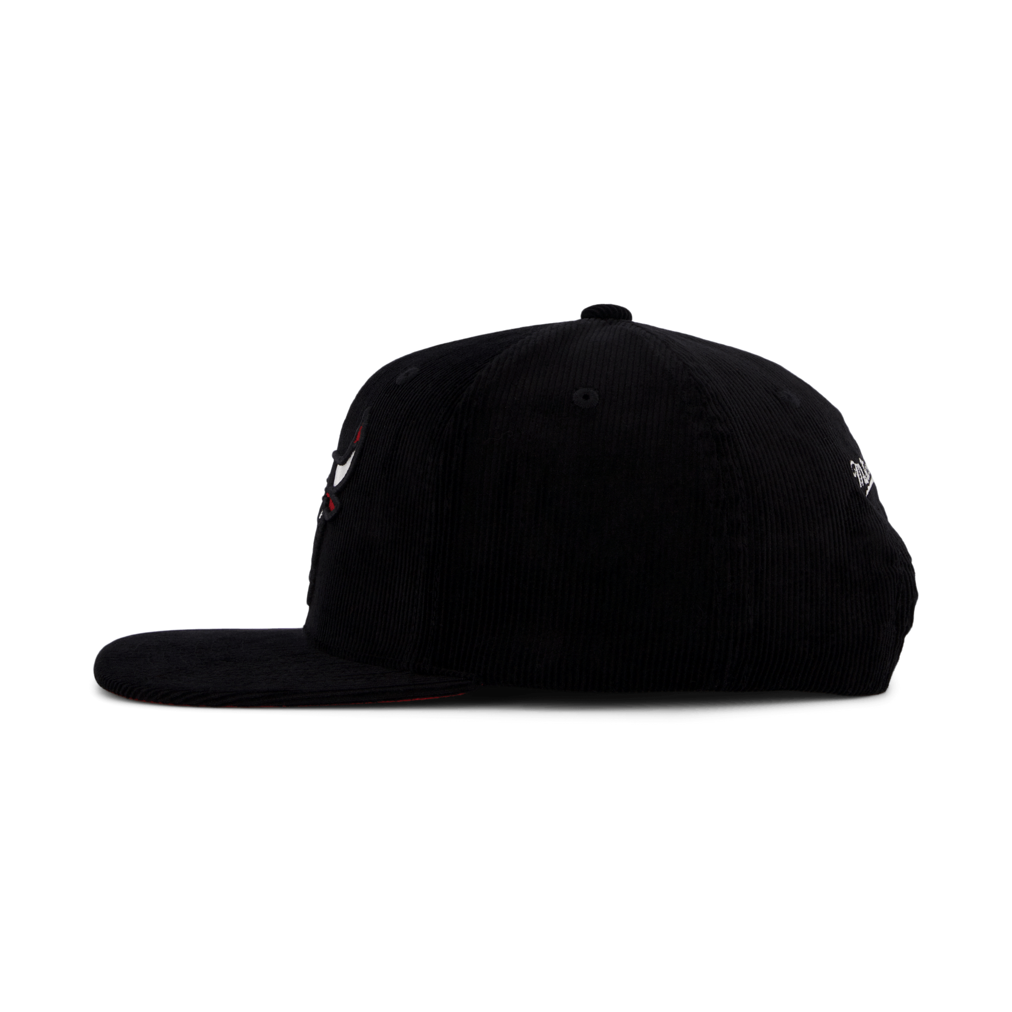 Bulls Black Cord Snapback