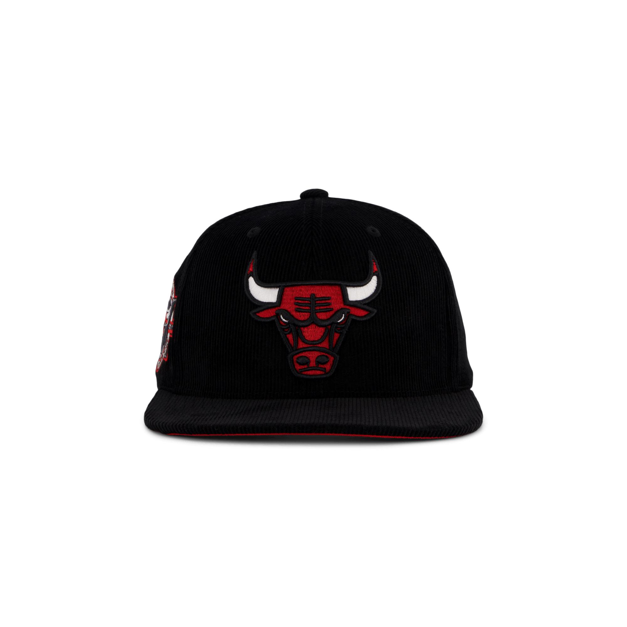 Bulls Black Cord Snapback