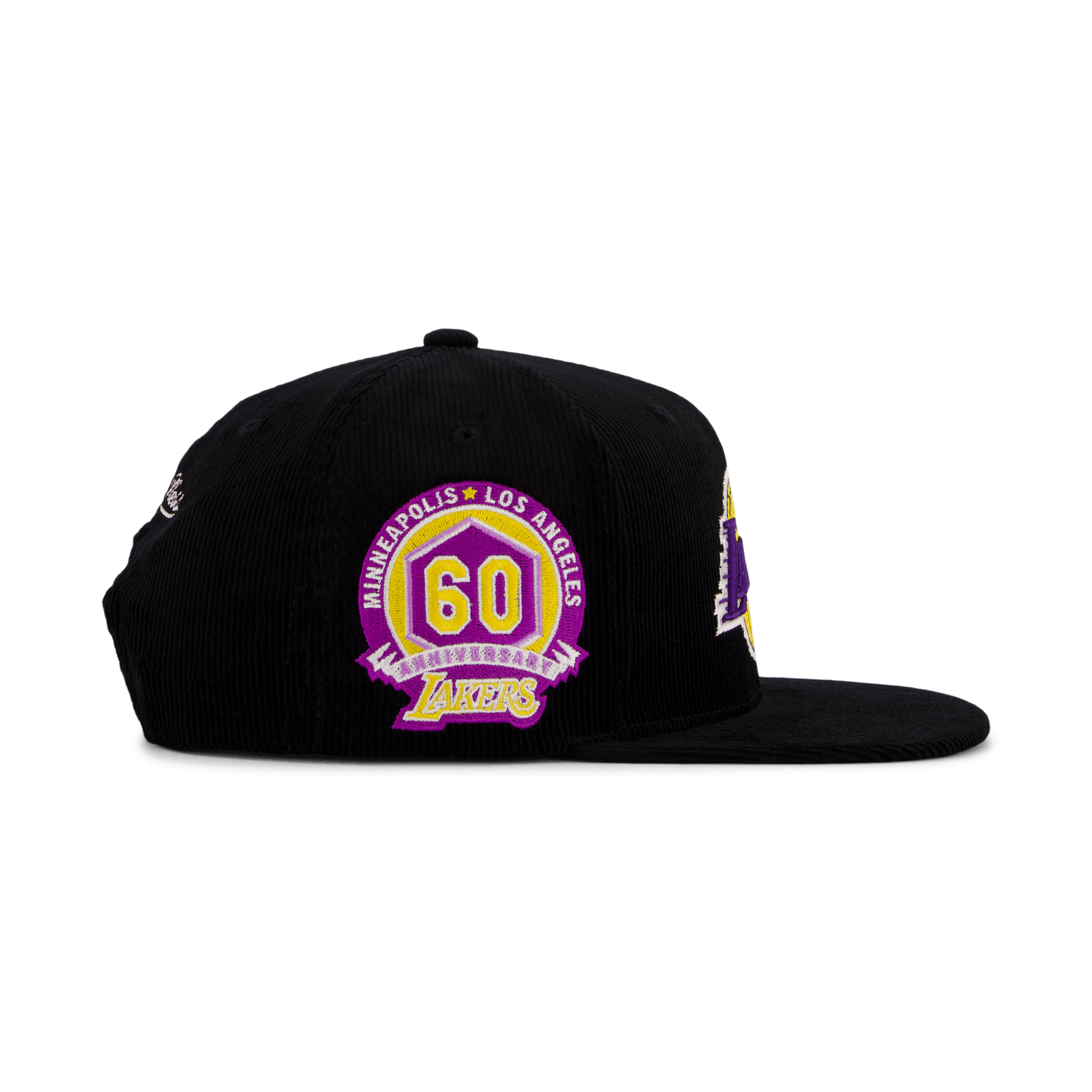 Lakers Black Cord Snapback