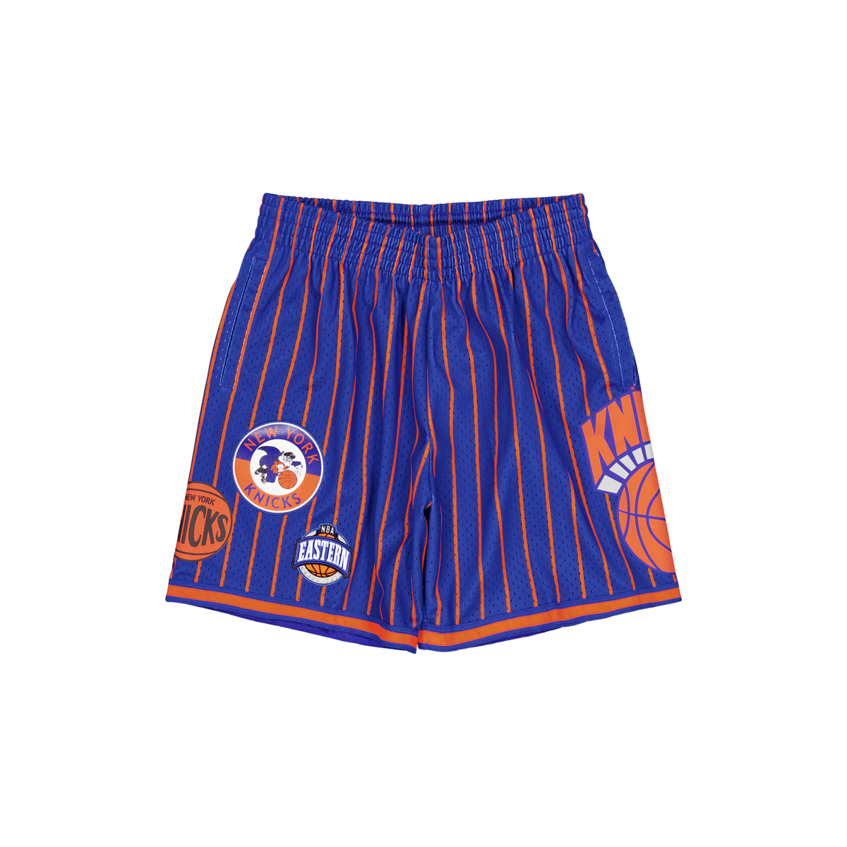 M&amp;n City Collection Mesh Short Royal/orange