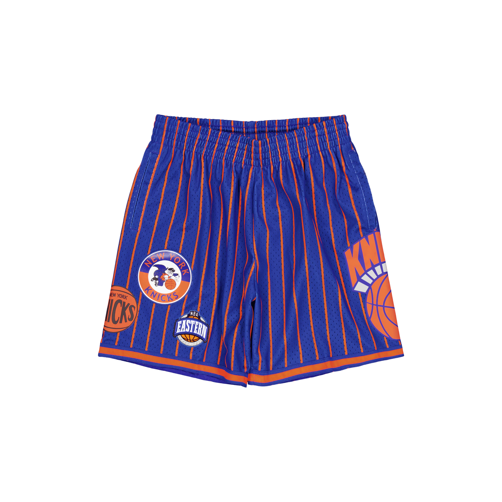 M&n City Collection Mesh Short Royal/orange