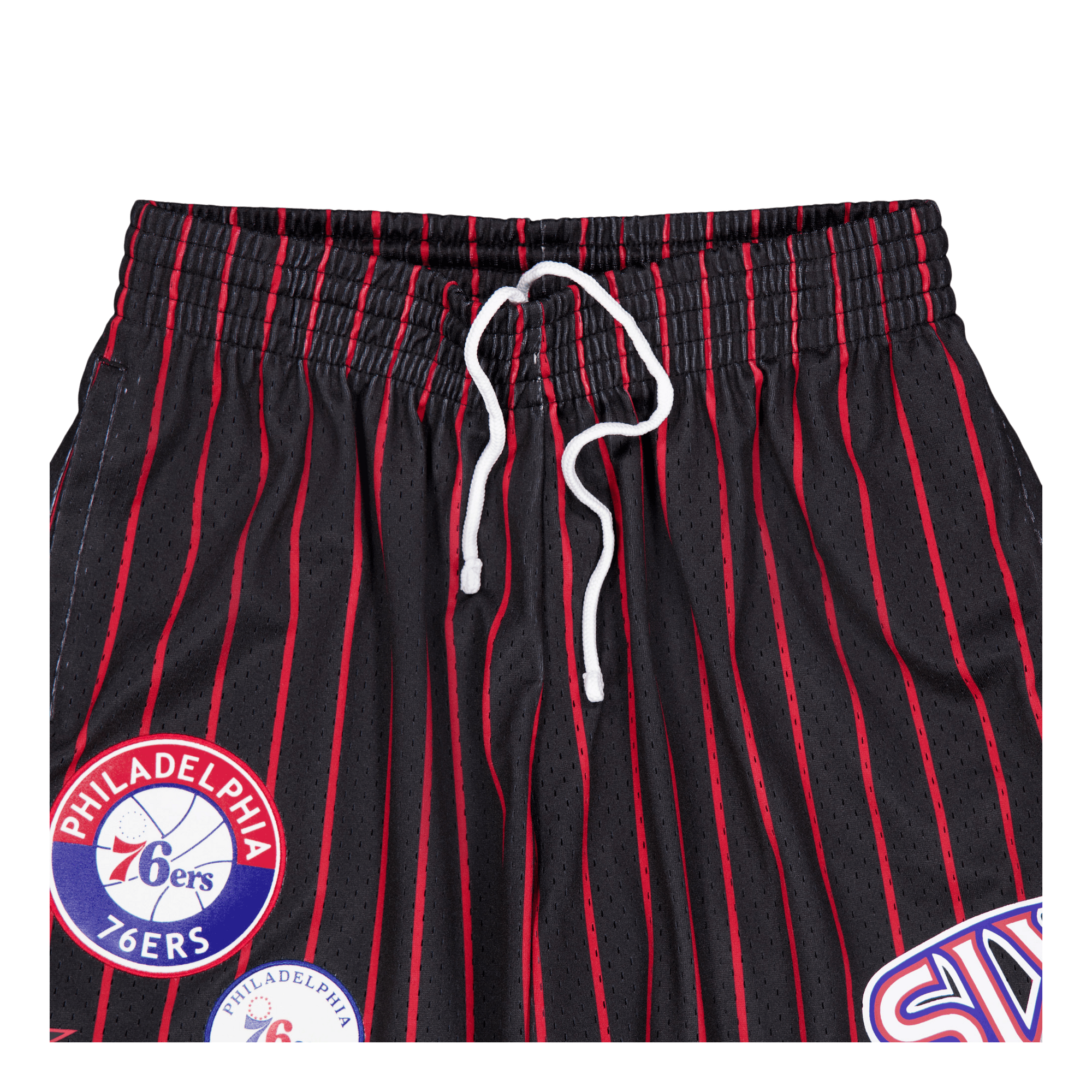 M&n City Collection Mesh Short Black/red