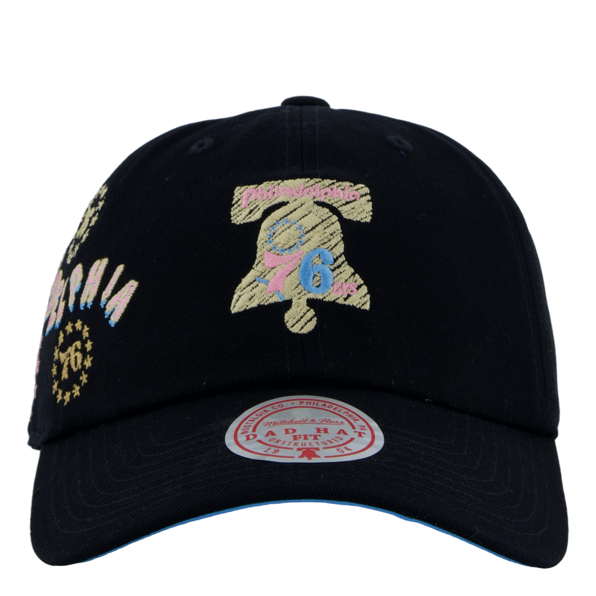 76ers Sidewalk Sketch Strapback HWC