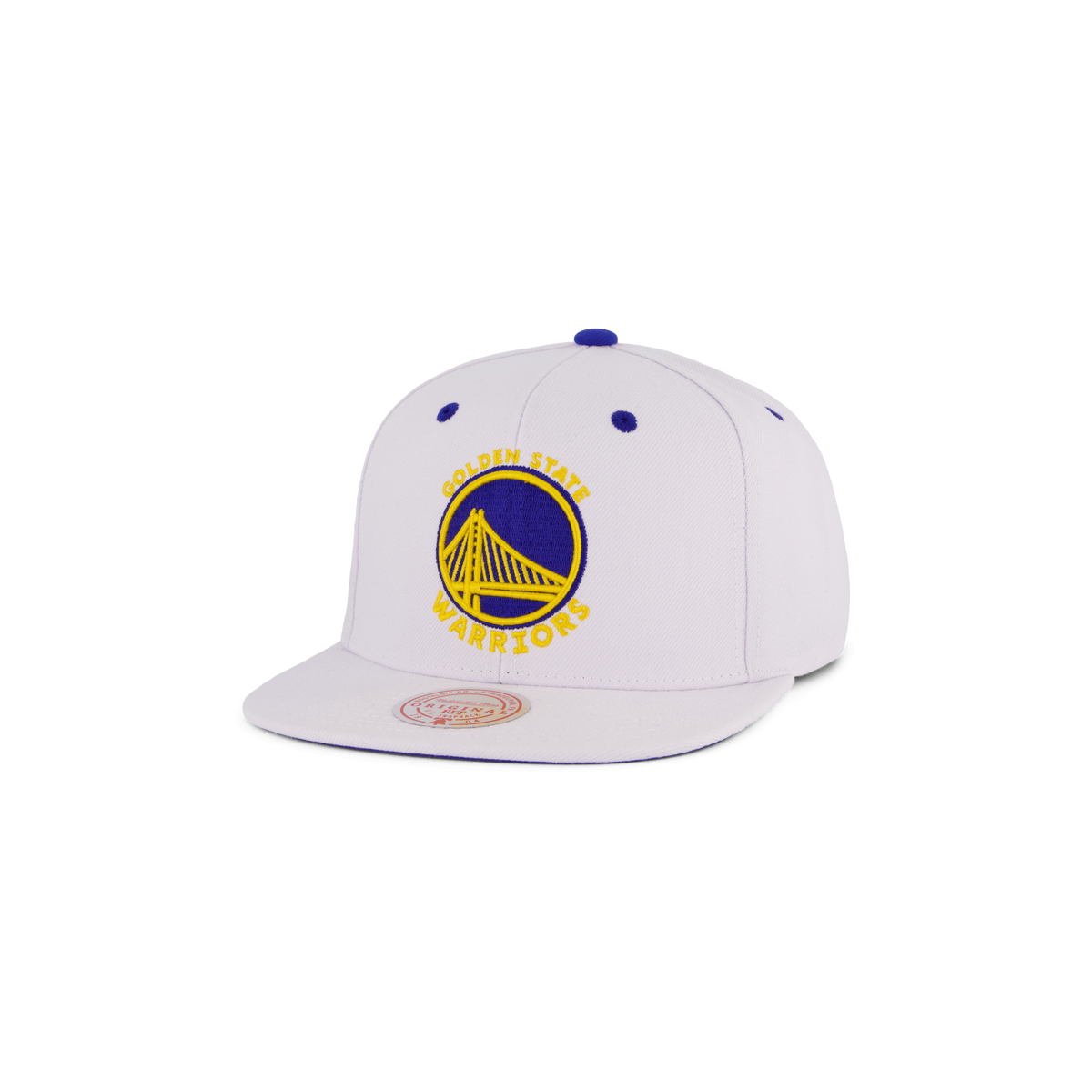 Warriors White Team Color Snapback