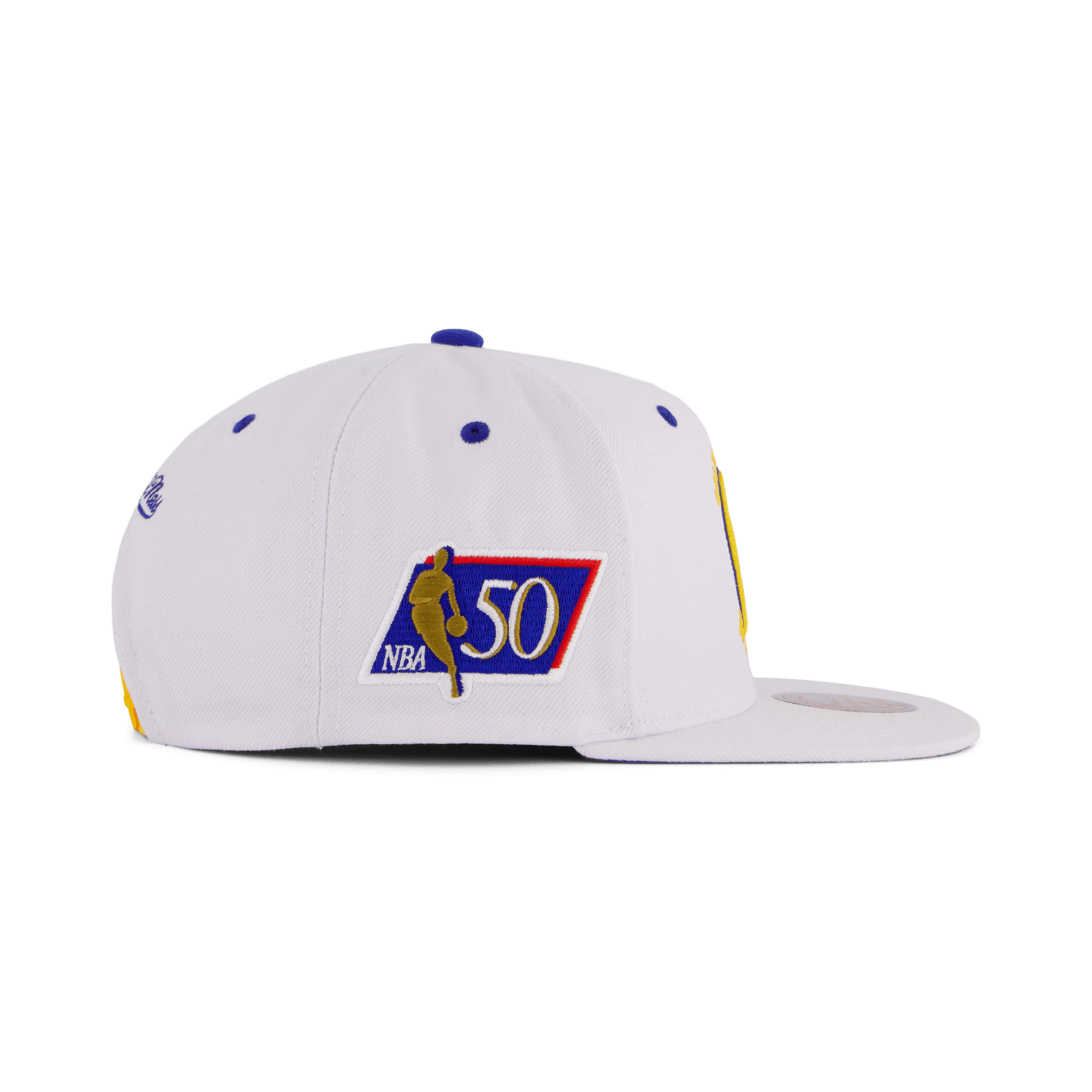 Warriors White Team Color Snapback