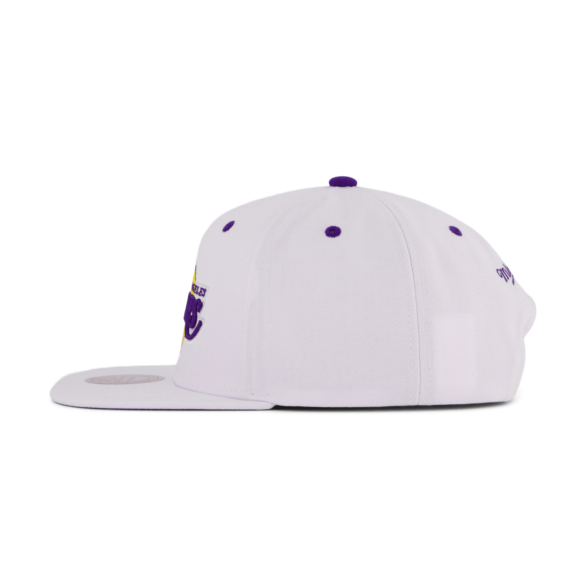 Lakers White Team Color Snapback