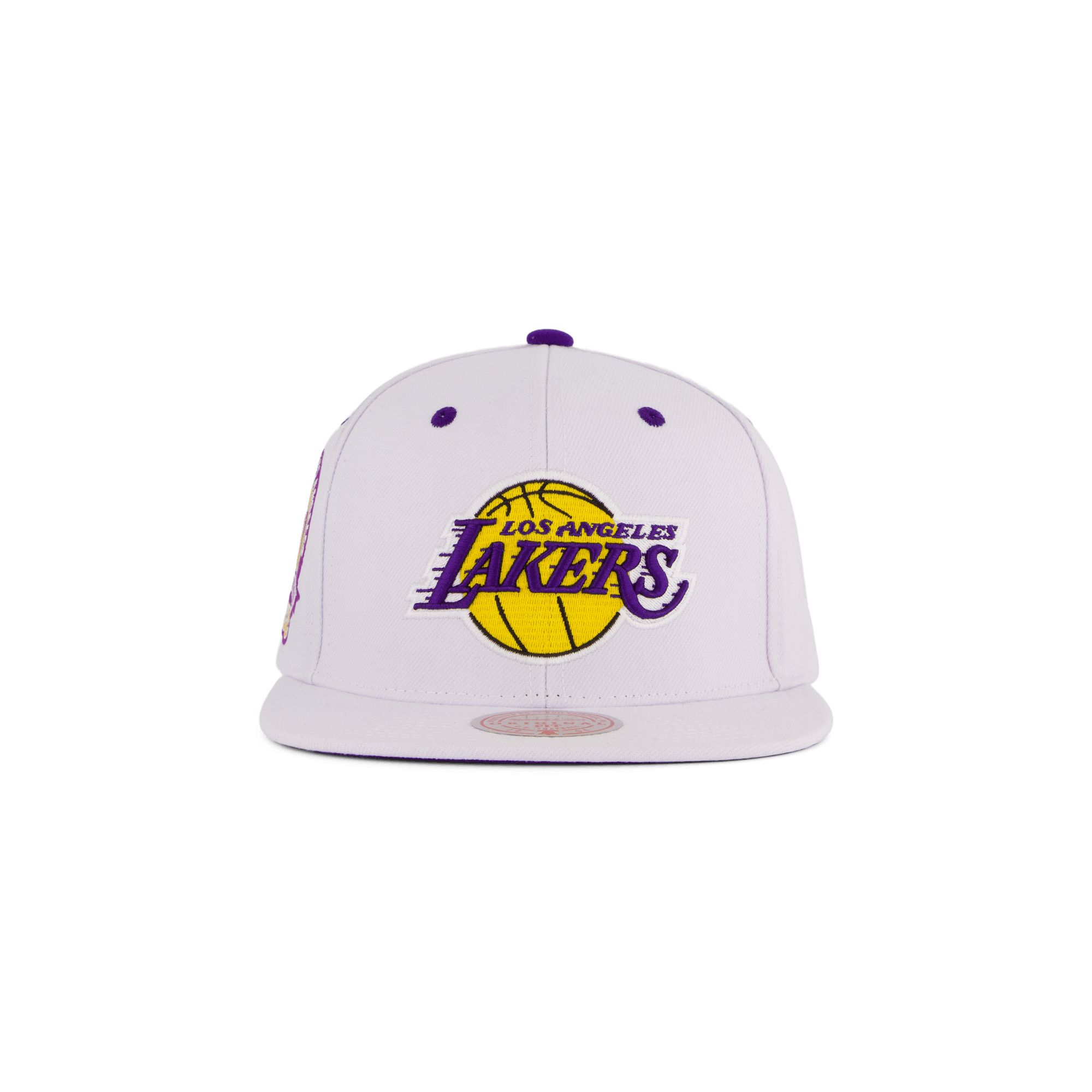 Lakers White Team Color Snapback