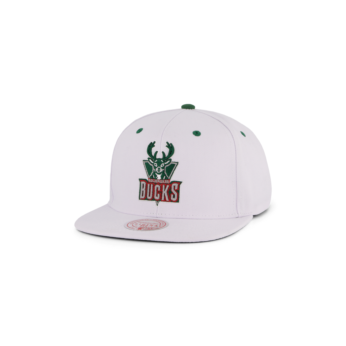 Bucks White Team Color Snapback HWC