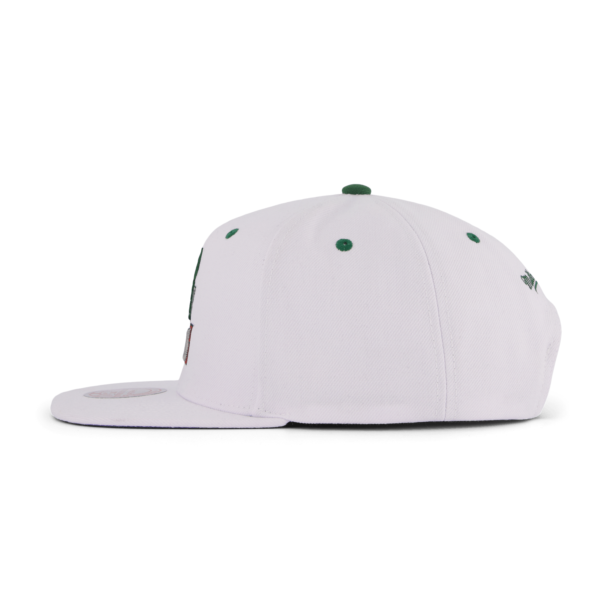 Bucks White Team Color Snapback HWC