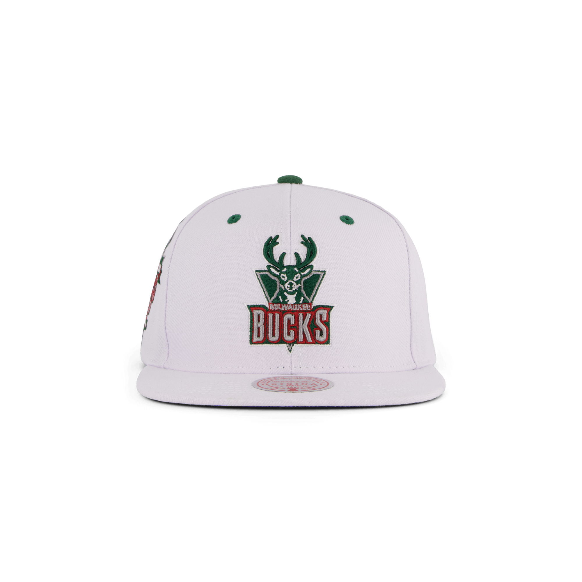 Bucks White Team Color Snapback HWC