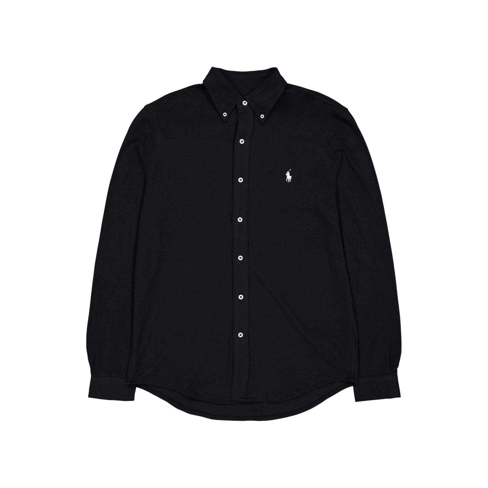 Featherweight Mesh Shirt Polo Black