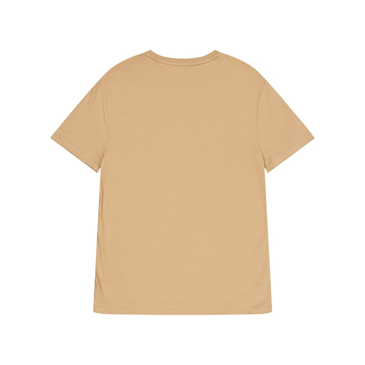 Custom Slim Jersey Crewneck T-Shirt Cafe Tan