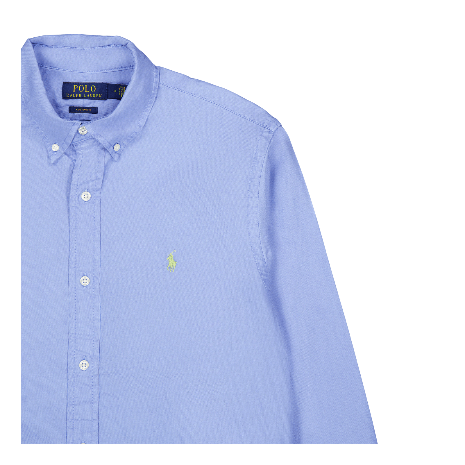 Custom Fit Garment-Dyed Oxford Shirt Harbor Island Blue