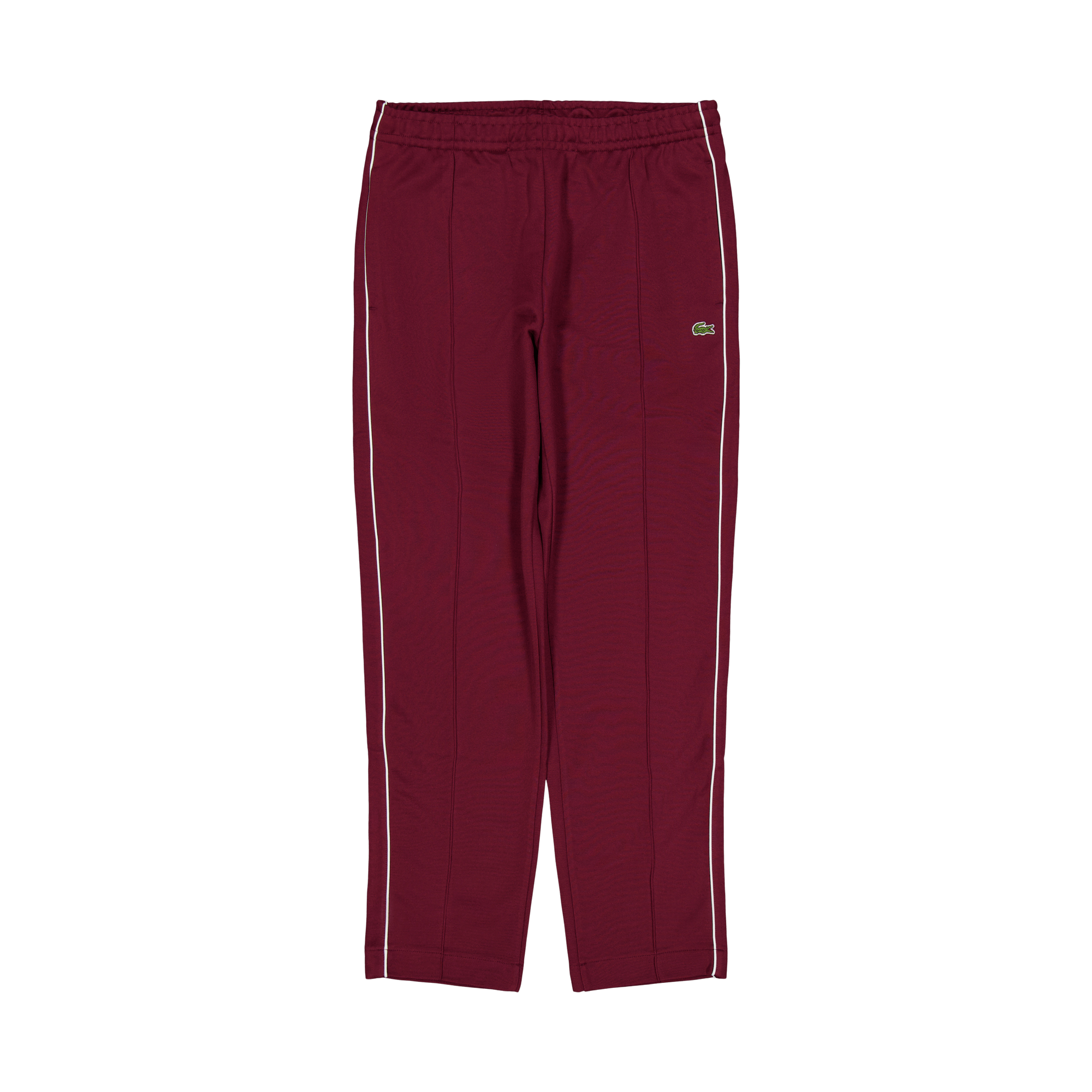 Red lacoste 2025 tracksuit bottoms