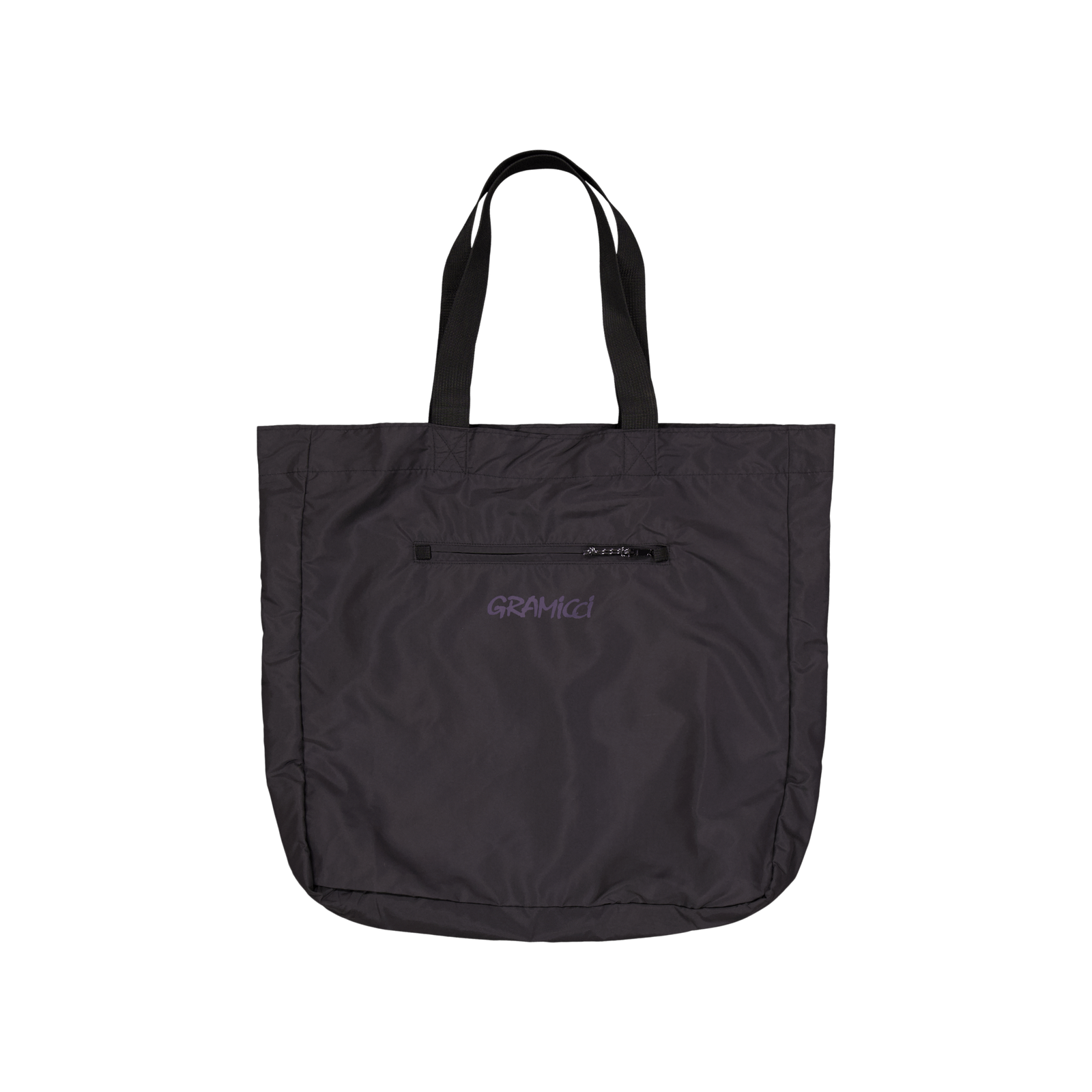 Shell Tote Black / Purple