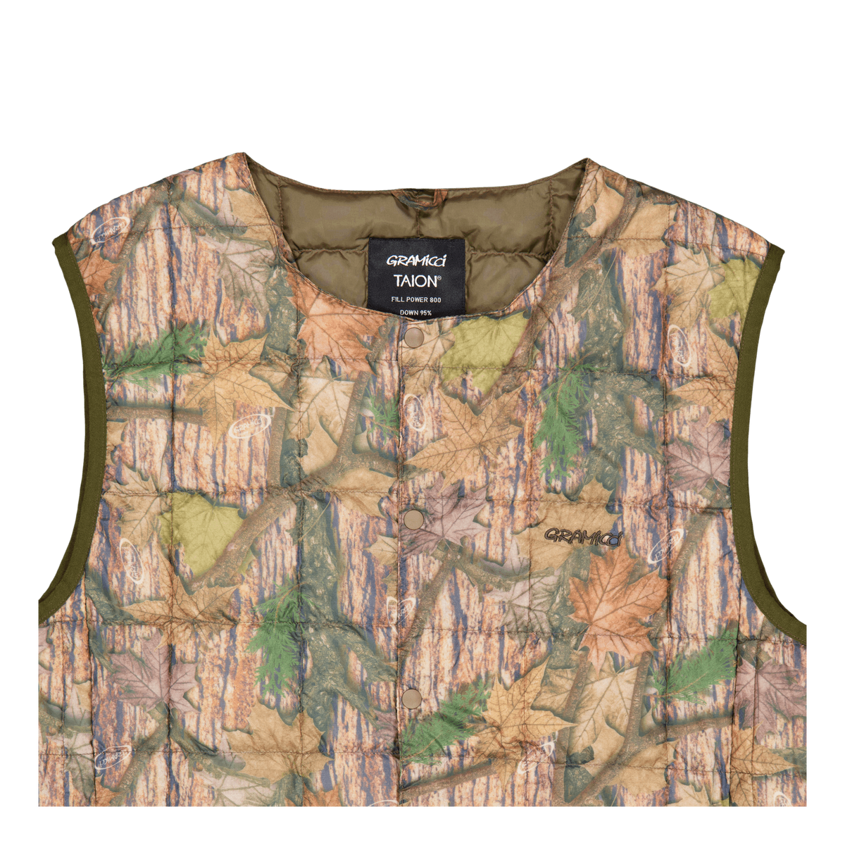 Inner Down Vest Leaf Camo