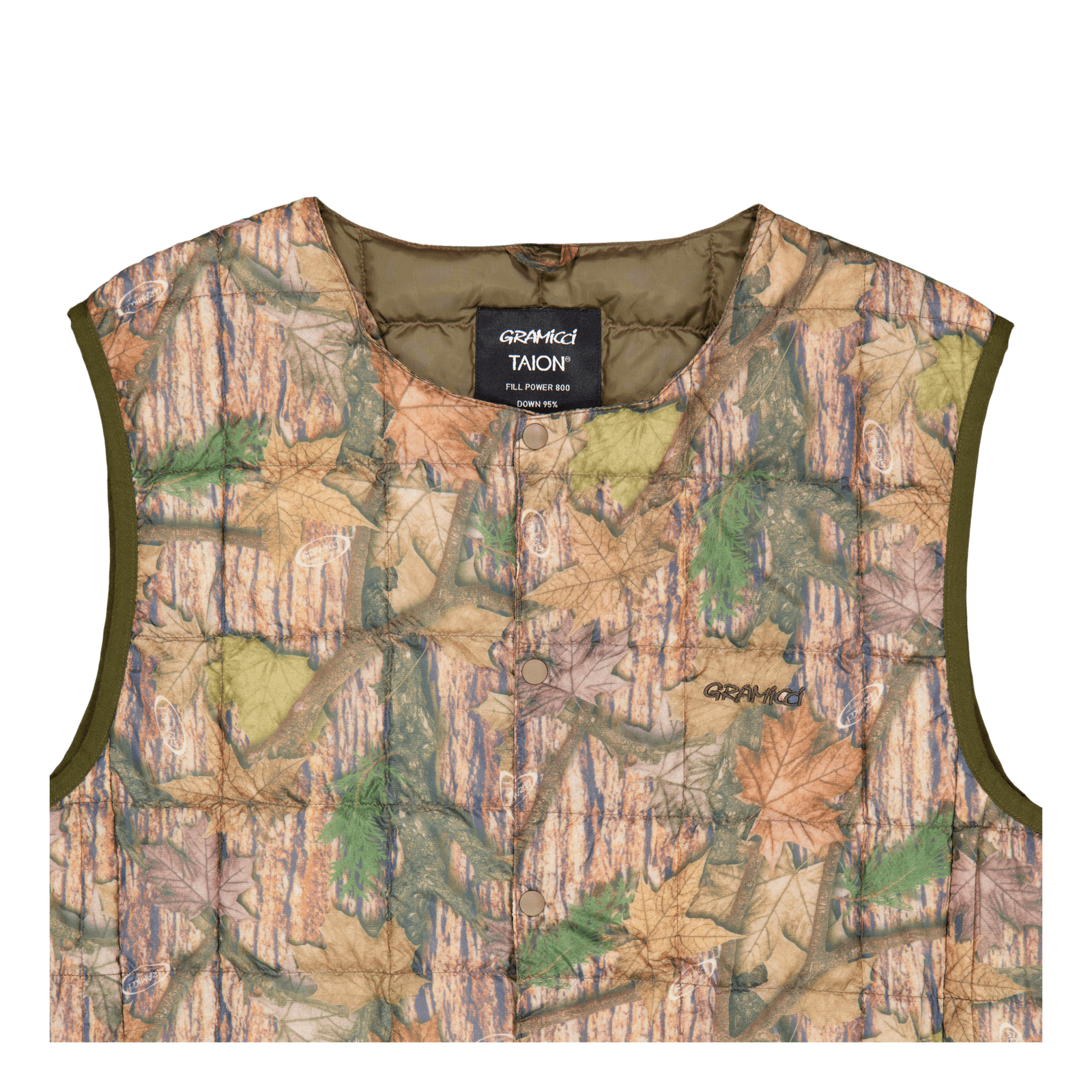 Inner Down Vest Leaf Camo