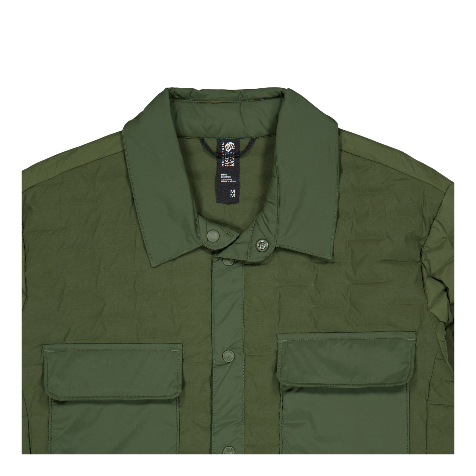 Stretchdown™ Light Shacket Surplus Green