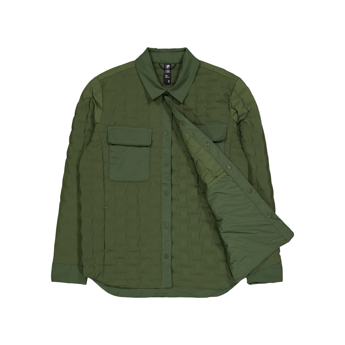 Stretchdown™ Light Shacket Surplus Green