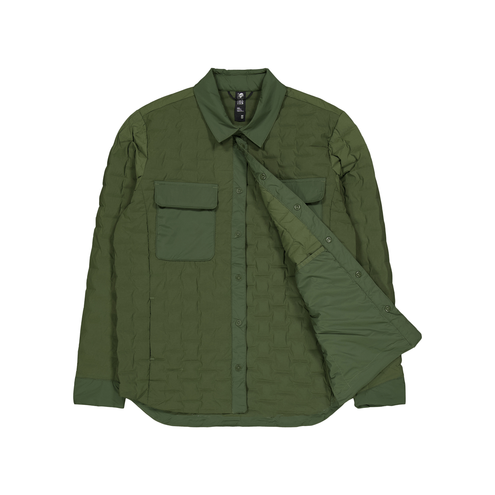 Stretchdown™ Light Shacket Surplus Green