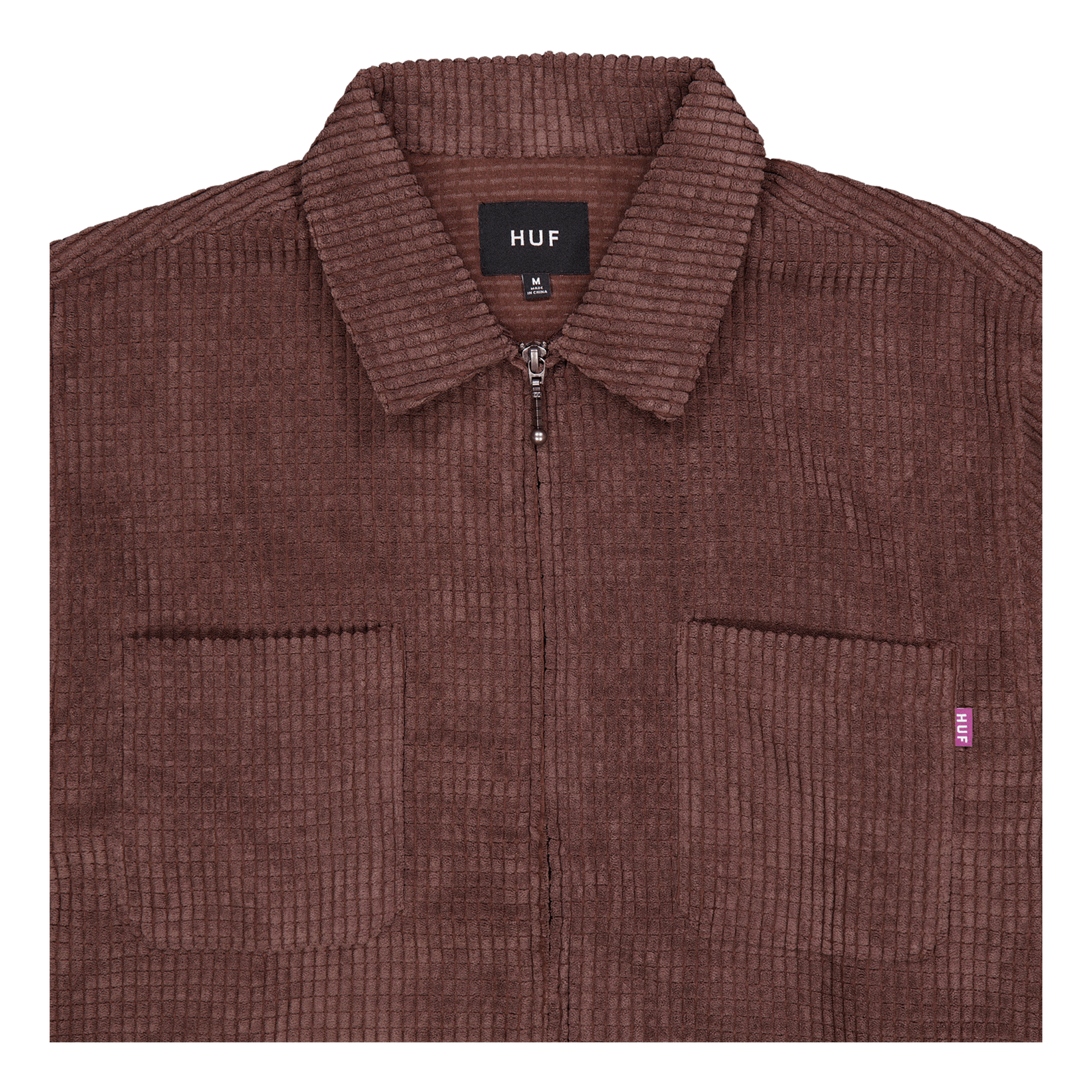 Cornelius Zip Shirt Eggplant