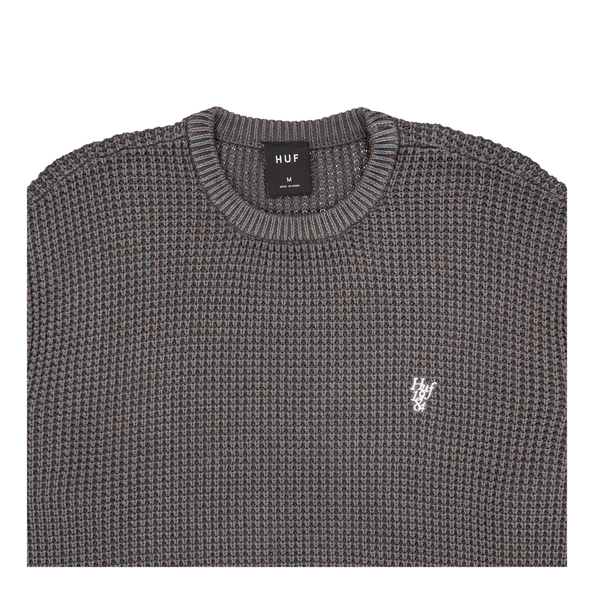 Filmore Waffle Knit Sweater Black