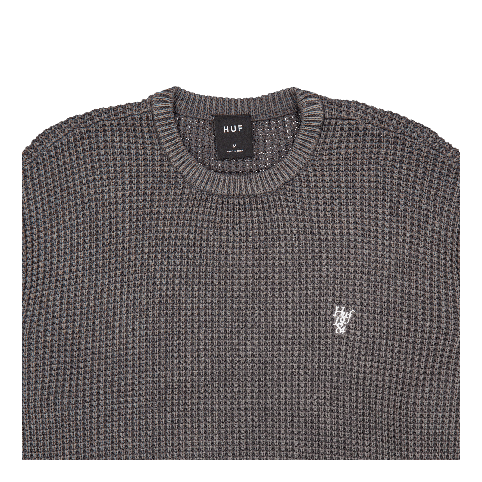 Filmore Waffle Knit Sweater Black