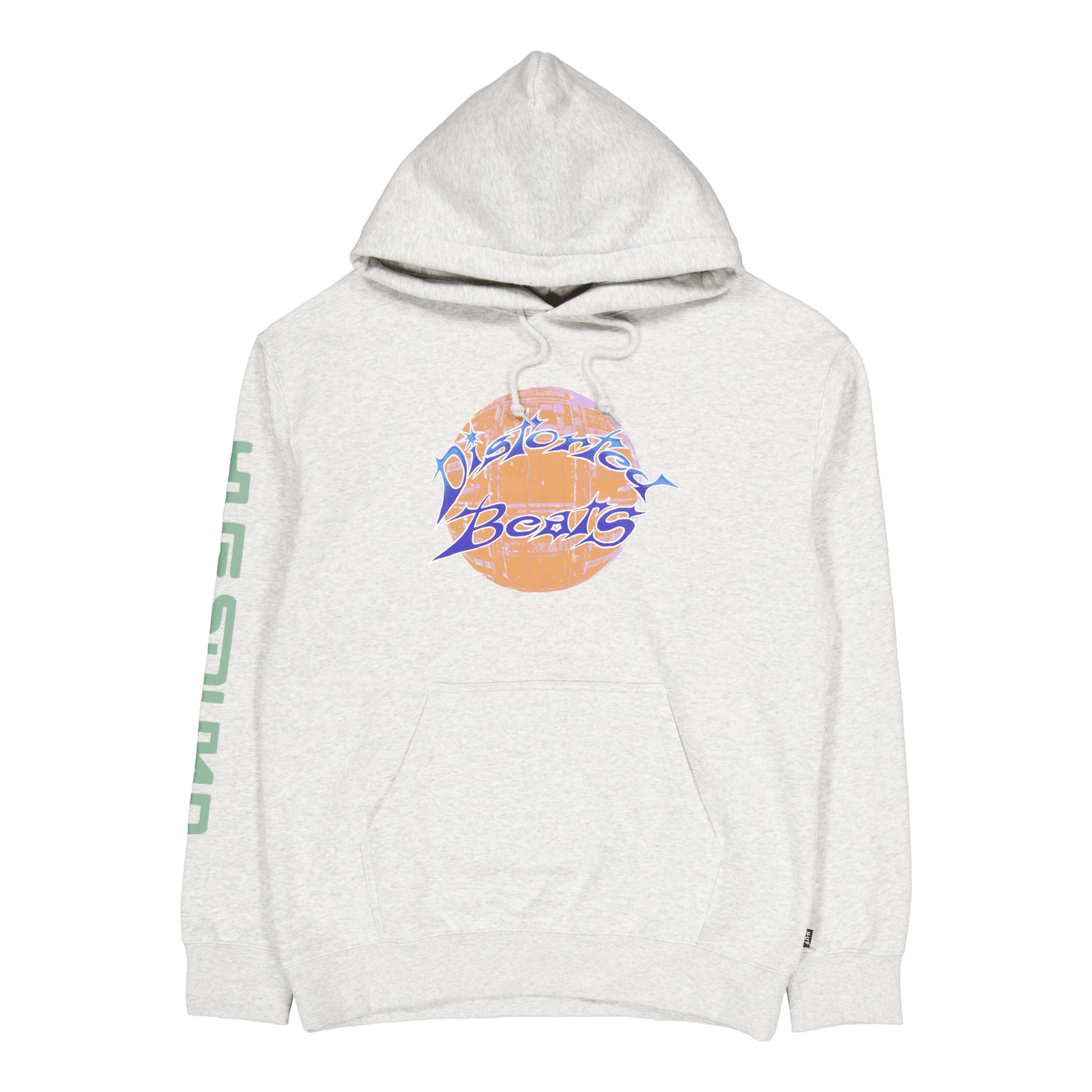 Distorted P/o Hoodie Heather Grey