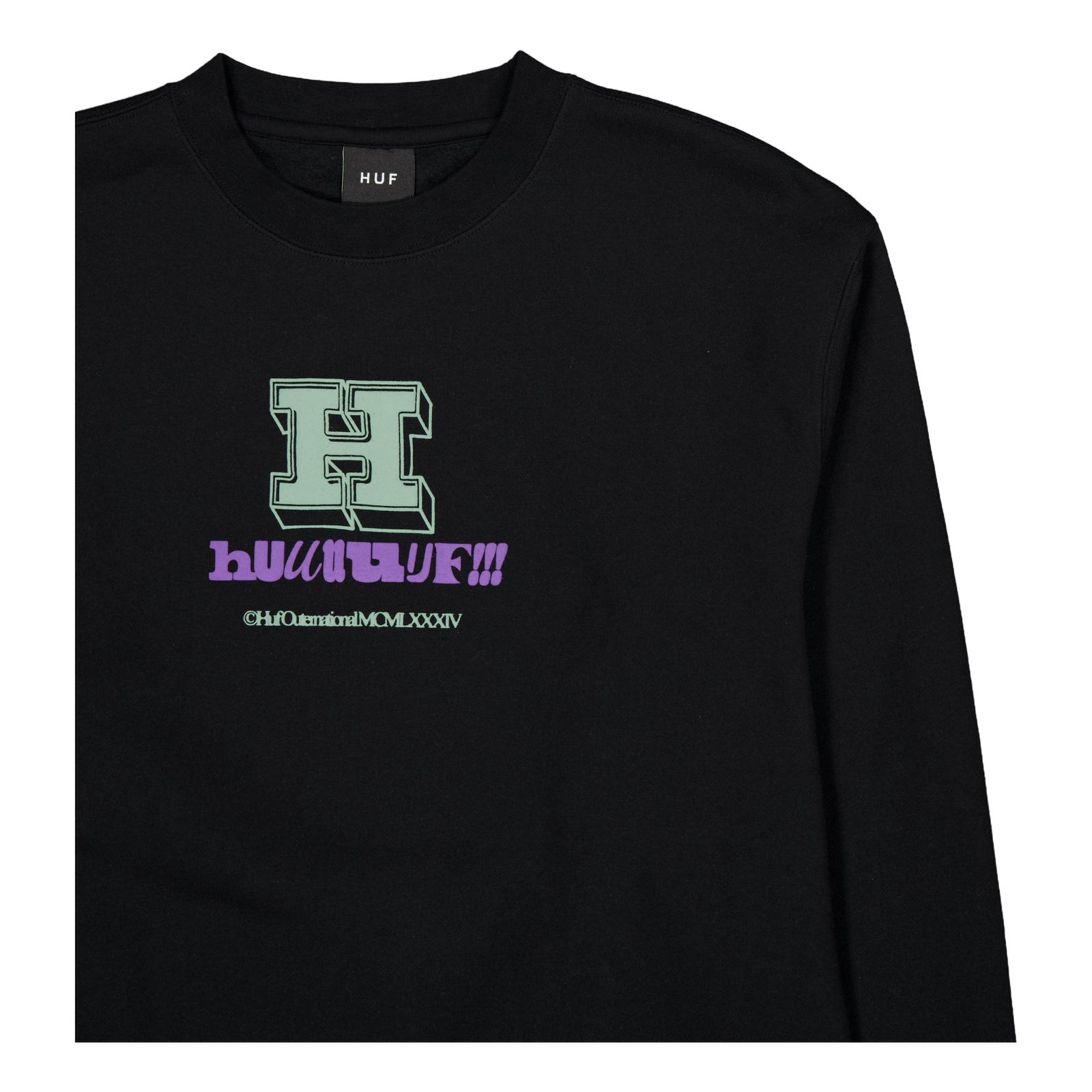 Huuuf! Crewneck Black